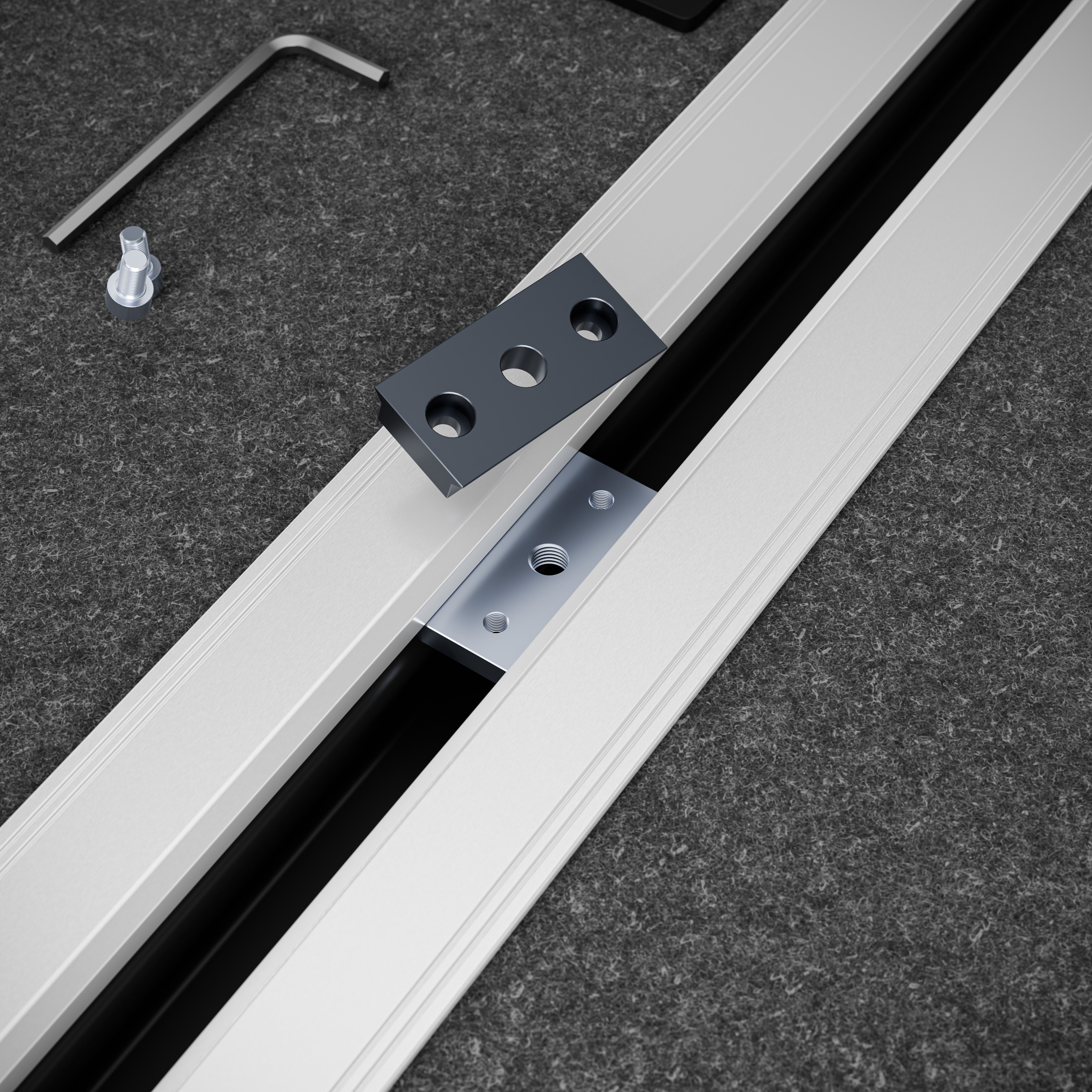 VW T7 Multivan + California Nutenstein Fitting M8 Befestigung Schienensystem