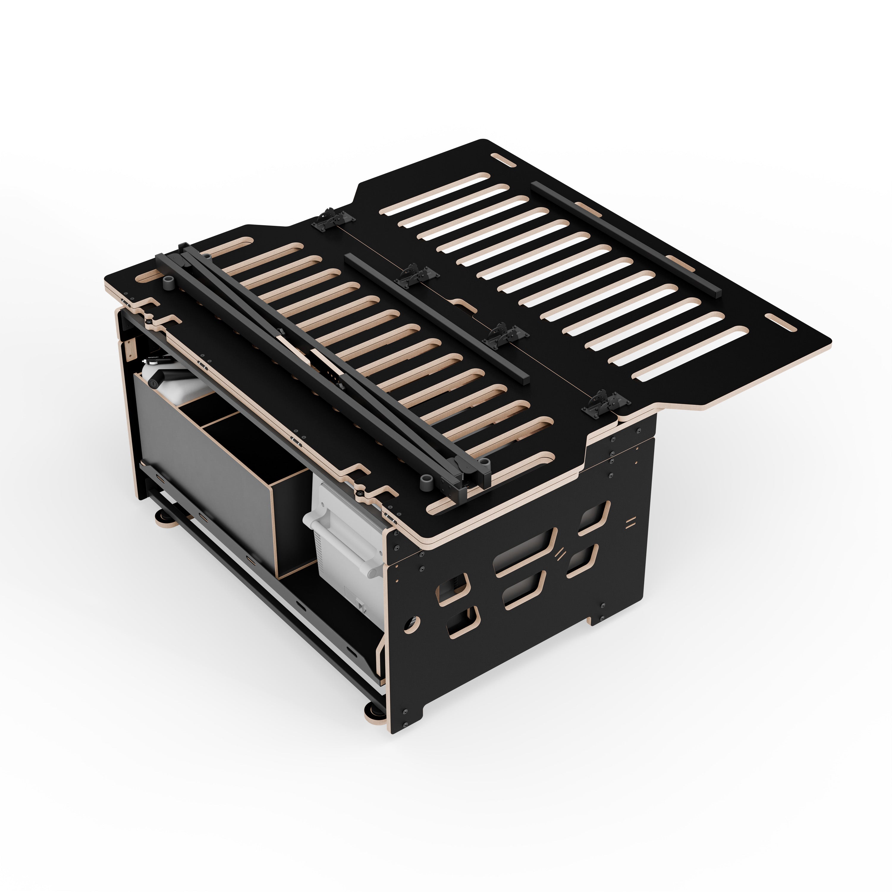 COSLEE Komplettset inkl. Küchenmodul, Wassersystem und Kühlbox