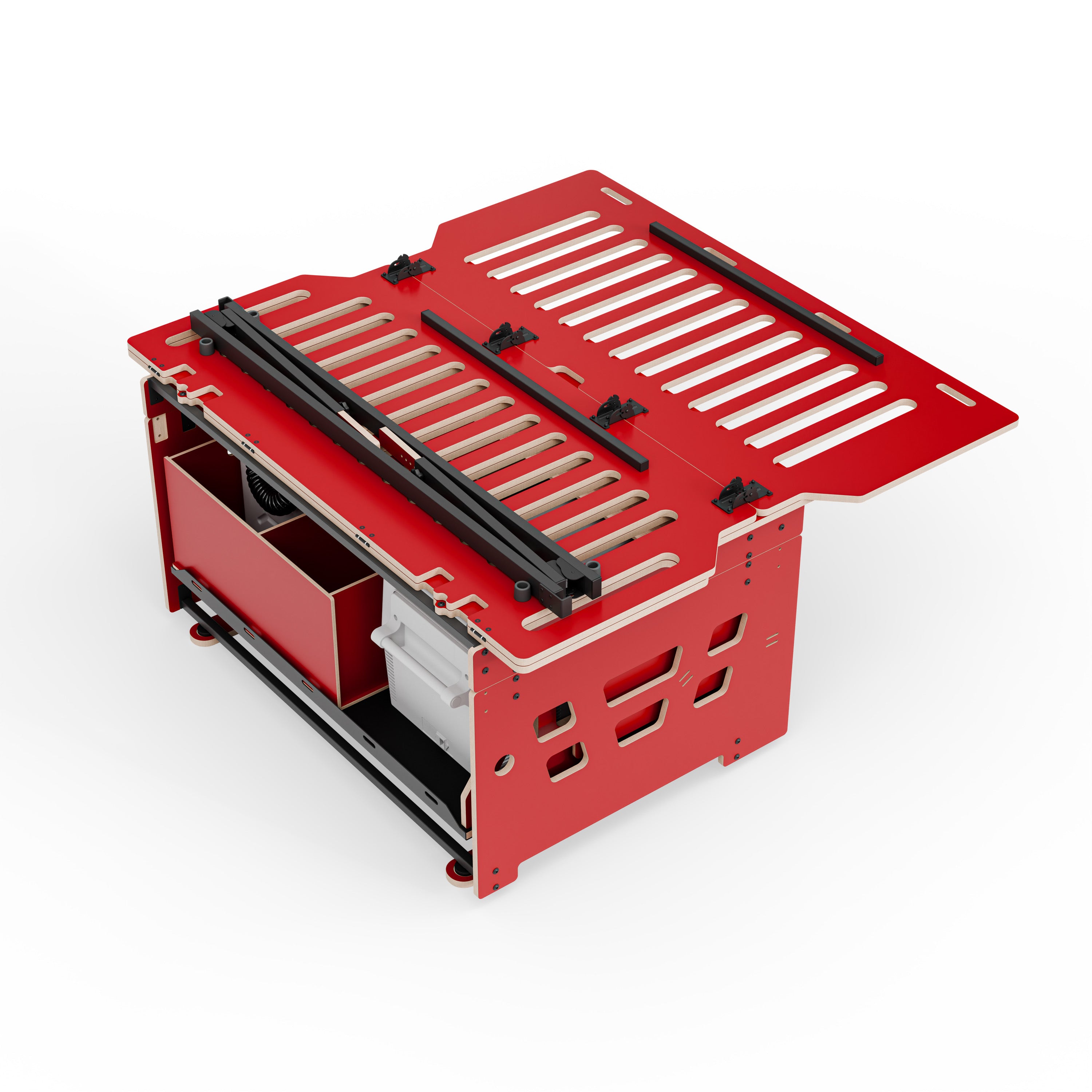 COSLEE Komplettset inkl. Küchenmodul, Wassersystem und Kühlbox