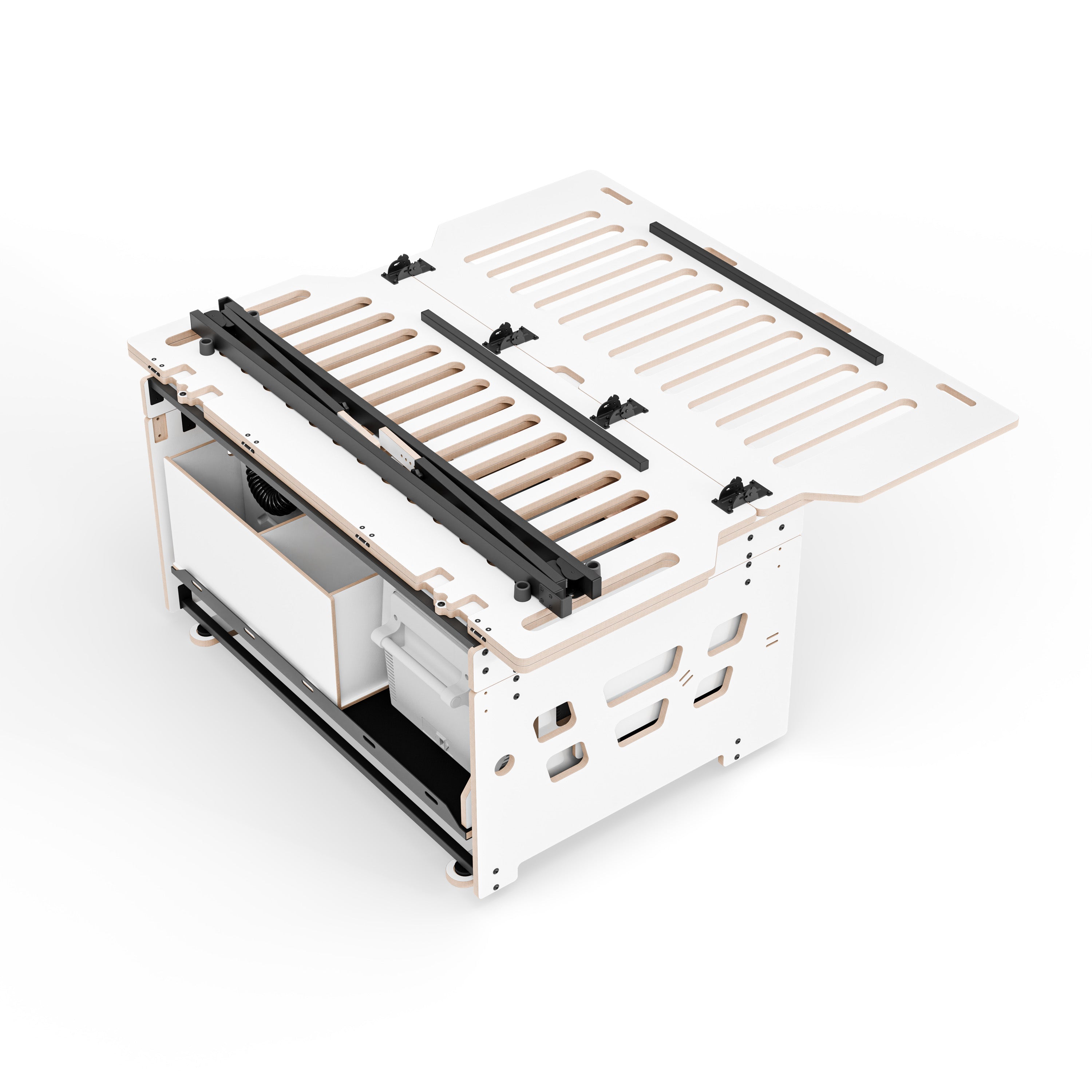 COSLEE Komplettset inkl. Küchenmodul, Wassersystem und Kühlbox