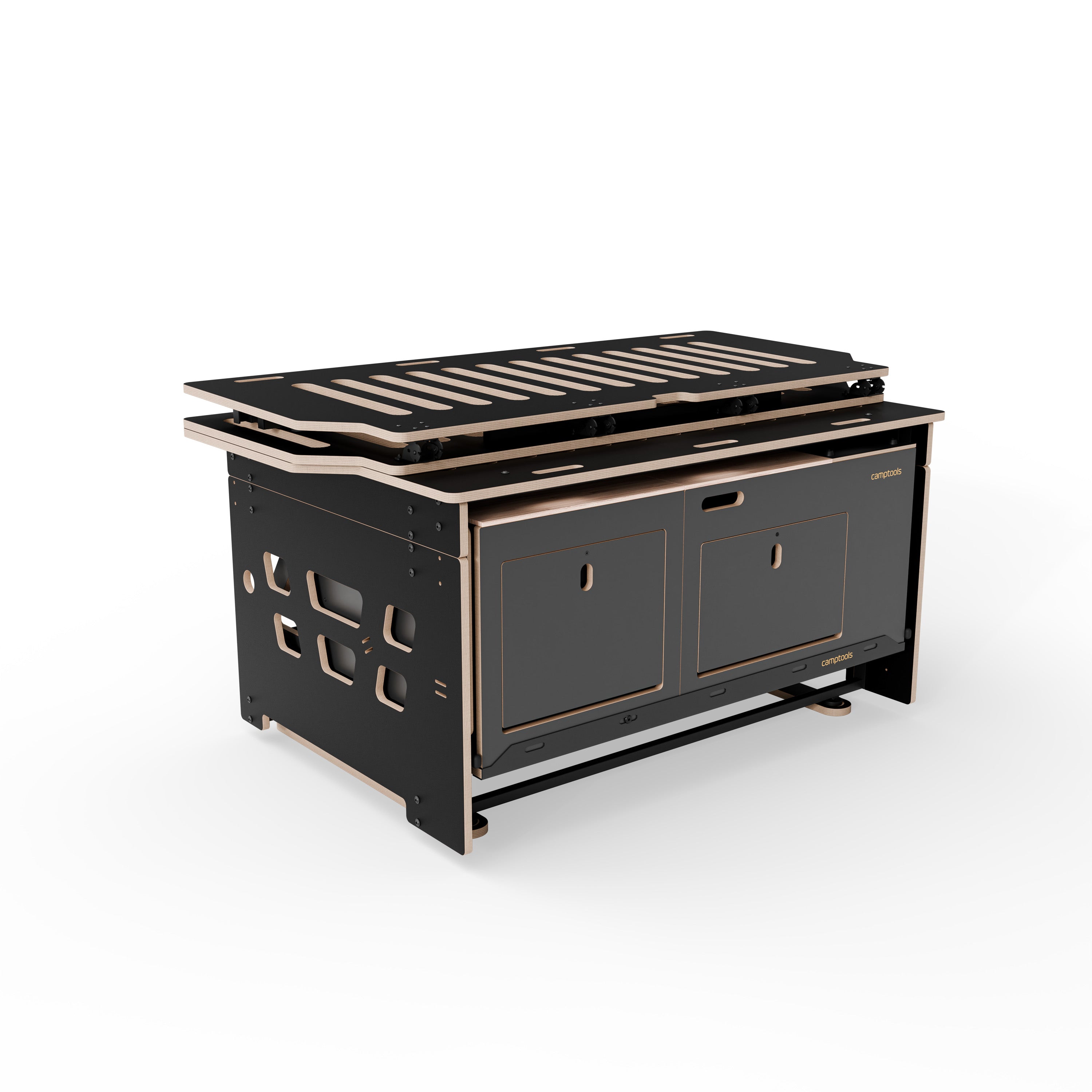 COSLEE Komplettset inkl. Küchenmodul, Wassersystem und Kühlbox