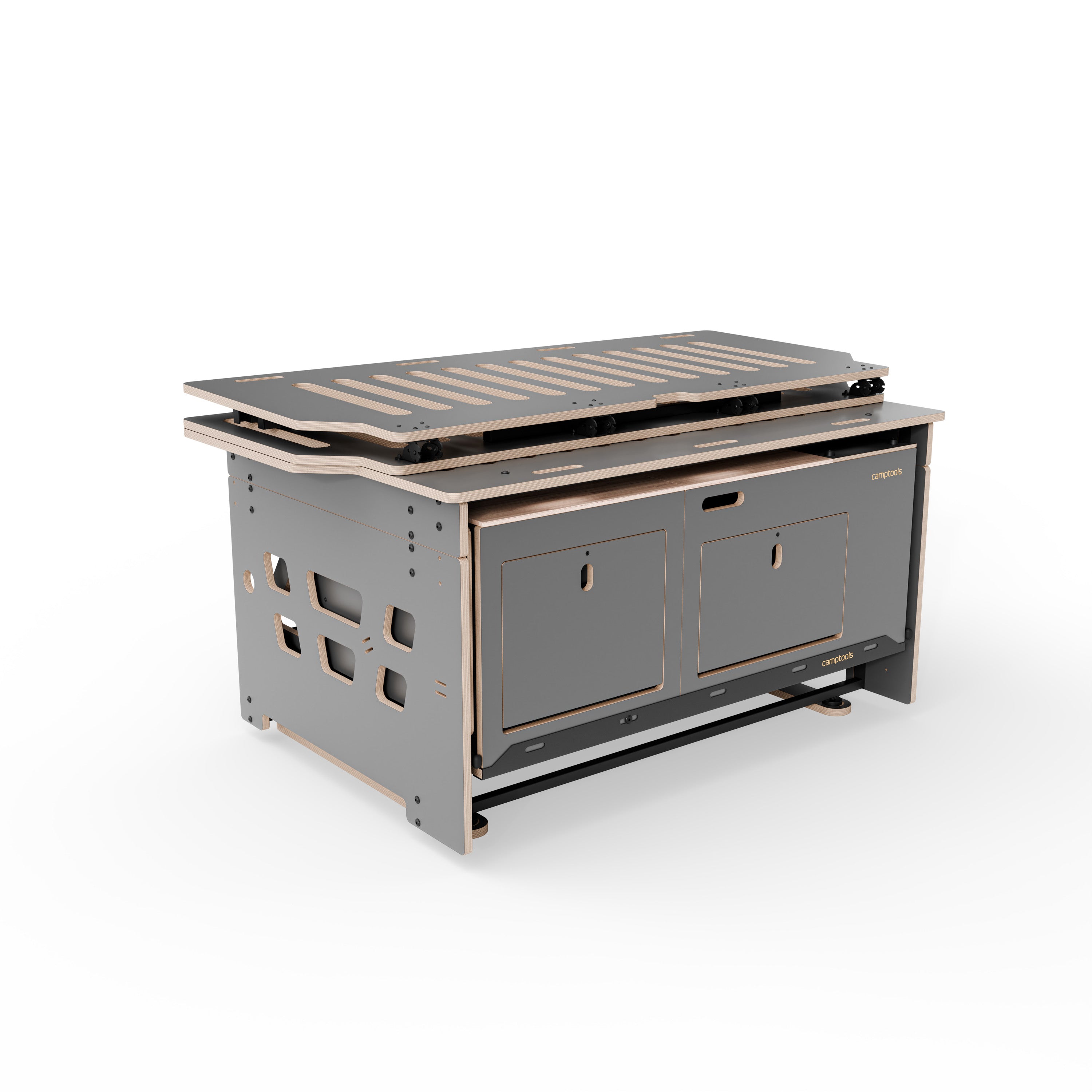 COSLEE Komplettset inkl. Küchenmodul, Wassersystem und Kühlbox