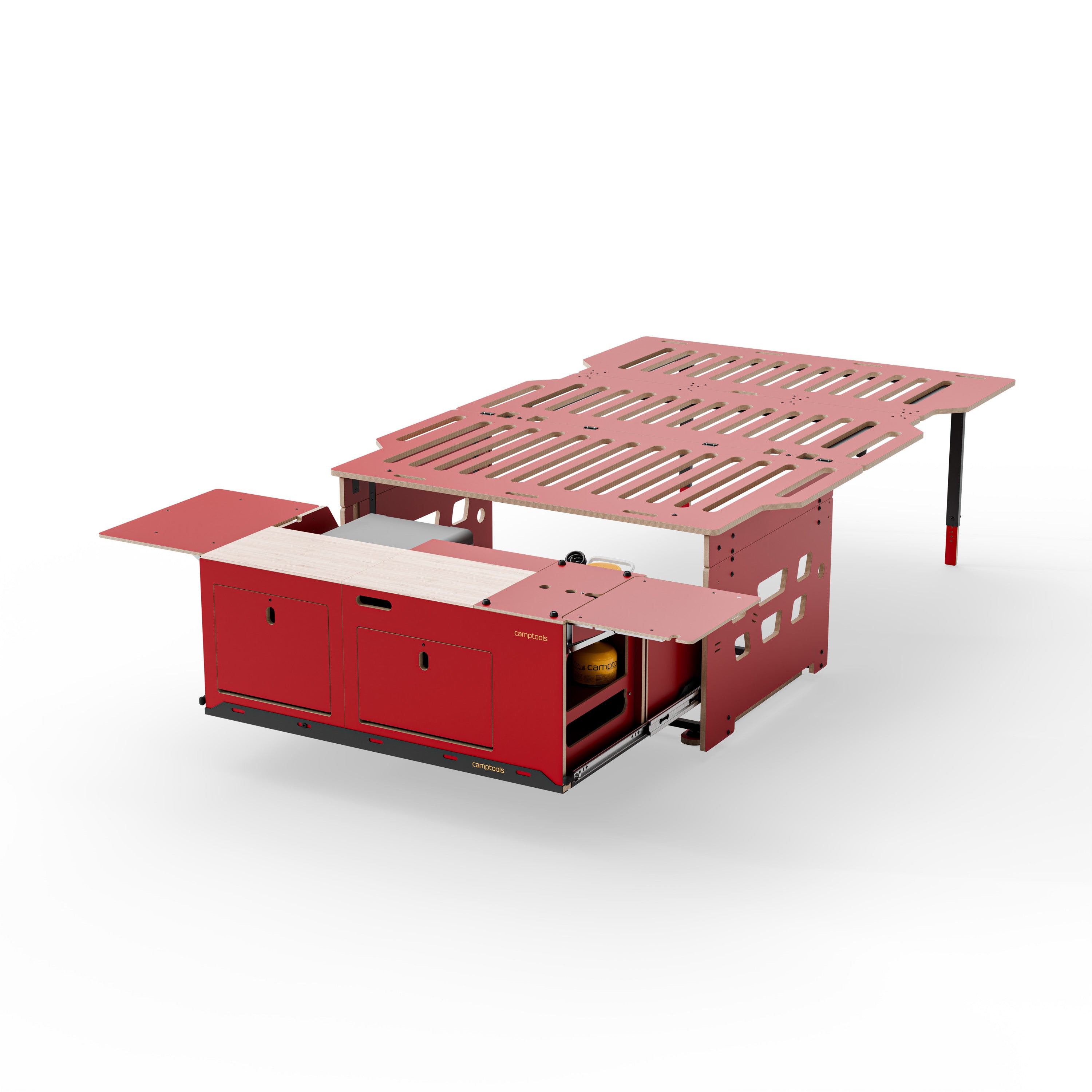 COSLEE Komplettset inkl. Küchenmodul, Wassersystem und Kühlbox