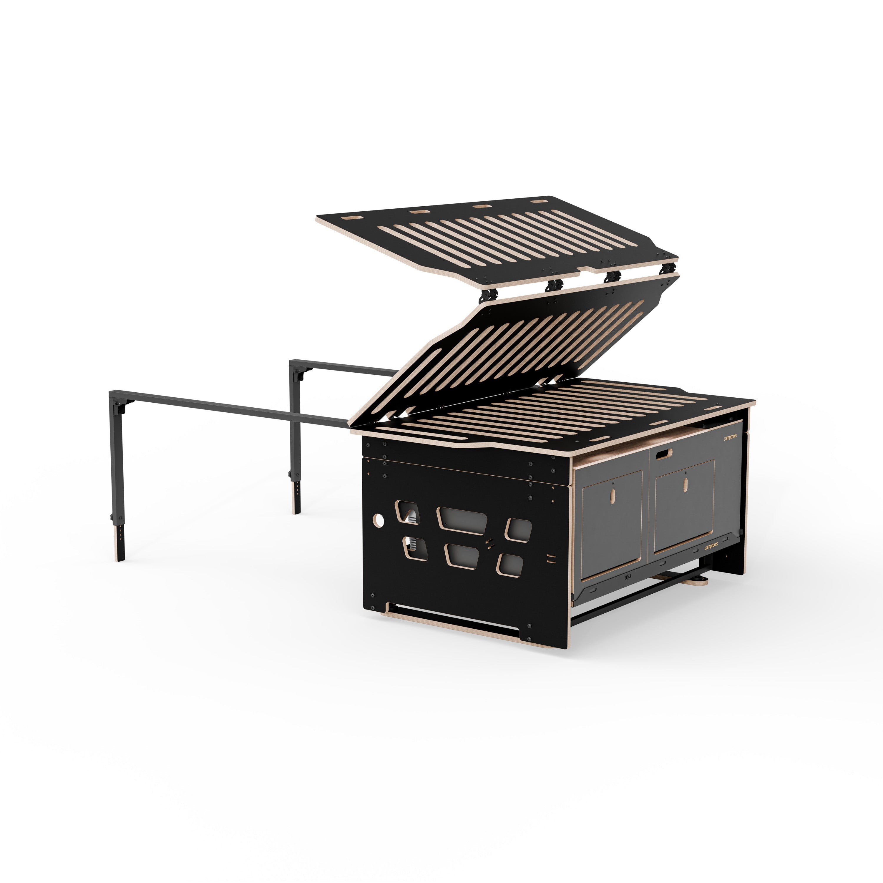 COSLEE Komplettset inkl. Küchenmodul, Wassersystem und Kühlbox