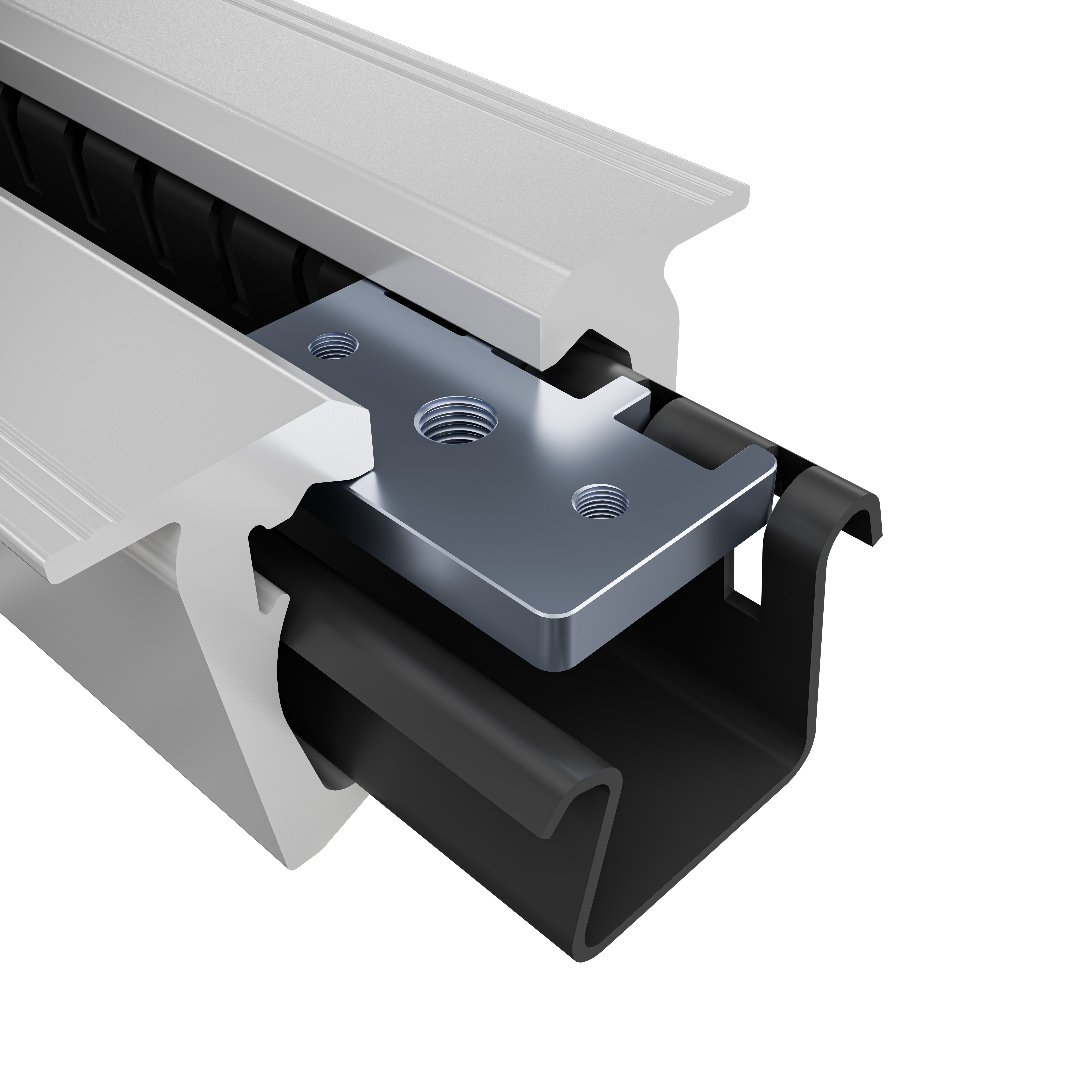 Ford Tourneo Custom ab 2023 (V710) Nutenstein Fitting M8 Befestigung Schienensystem