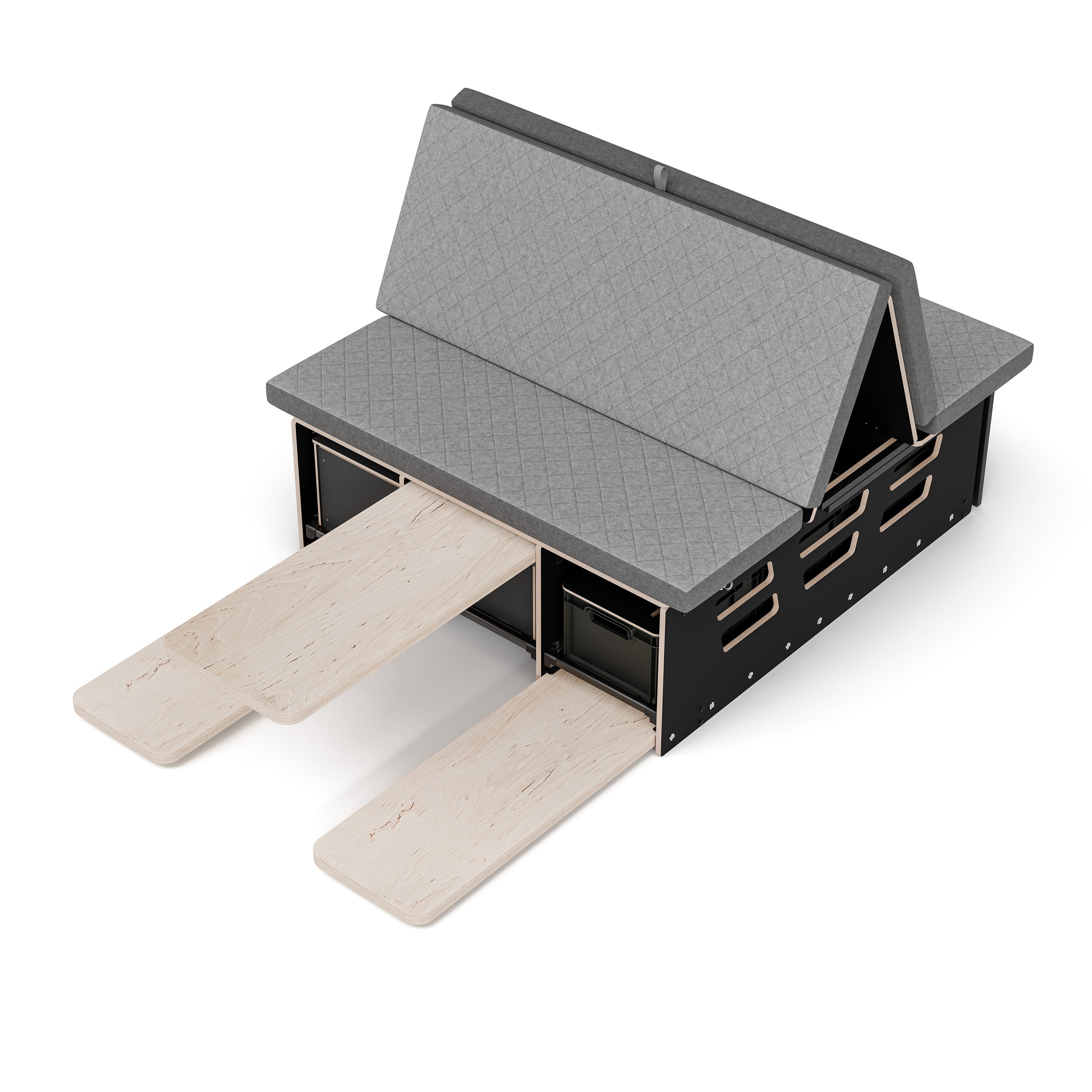 BENCH2 Komplettset inkl. Küchenmodul, Wassersystem und Kühlbox