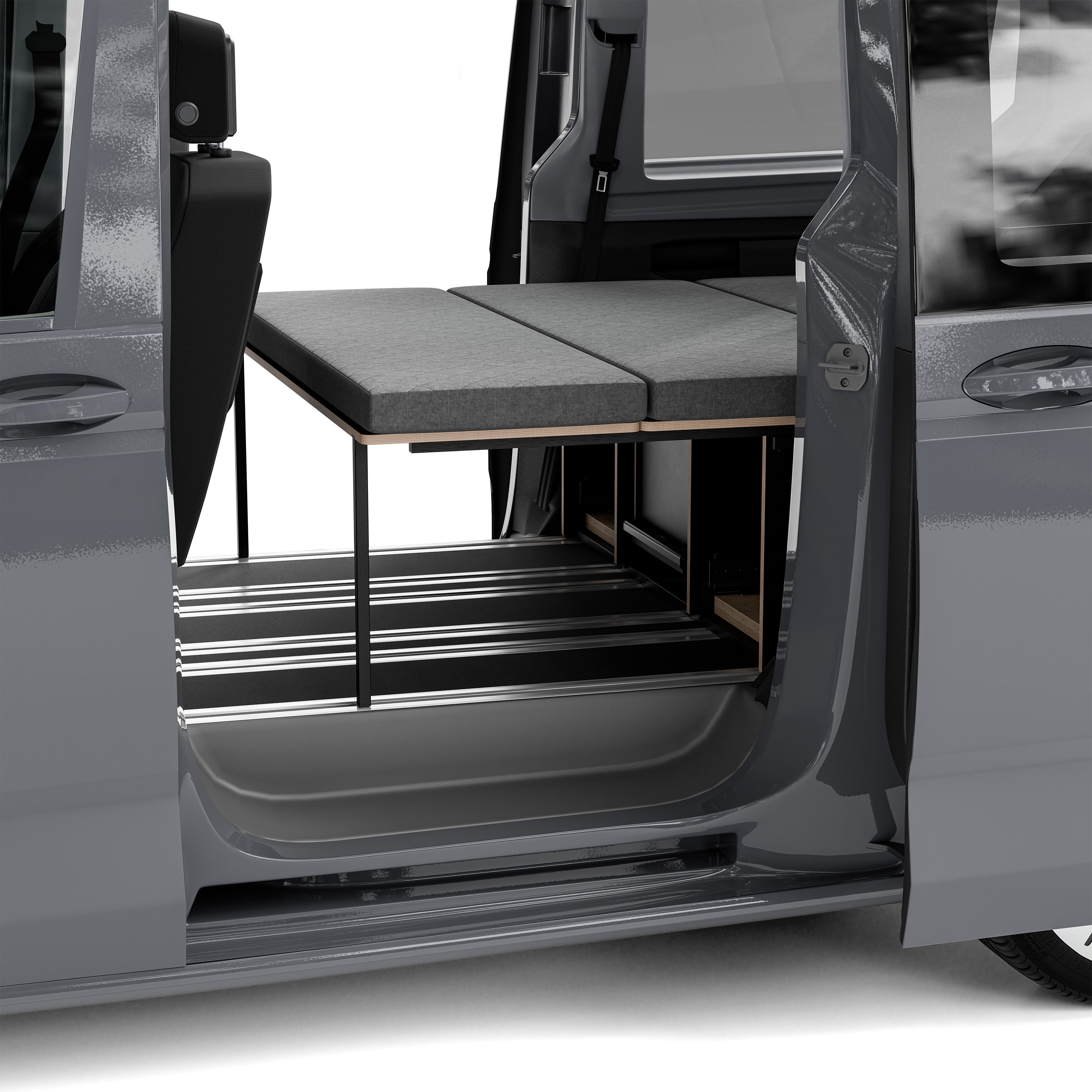 BENCH2 Komplettset inkl. Küchenmodul, Wassersystem und Kühlbox