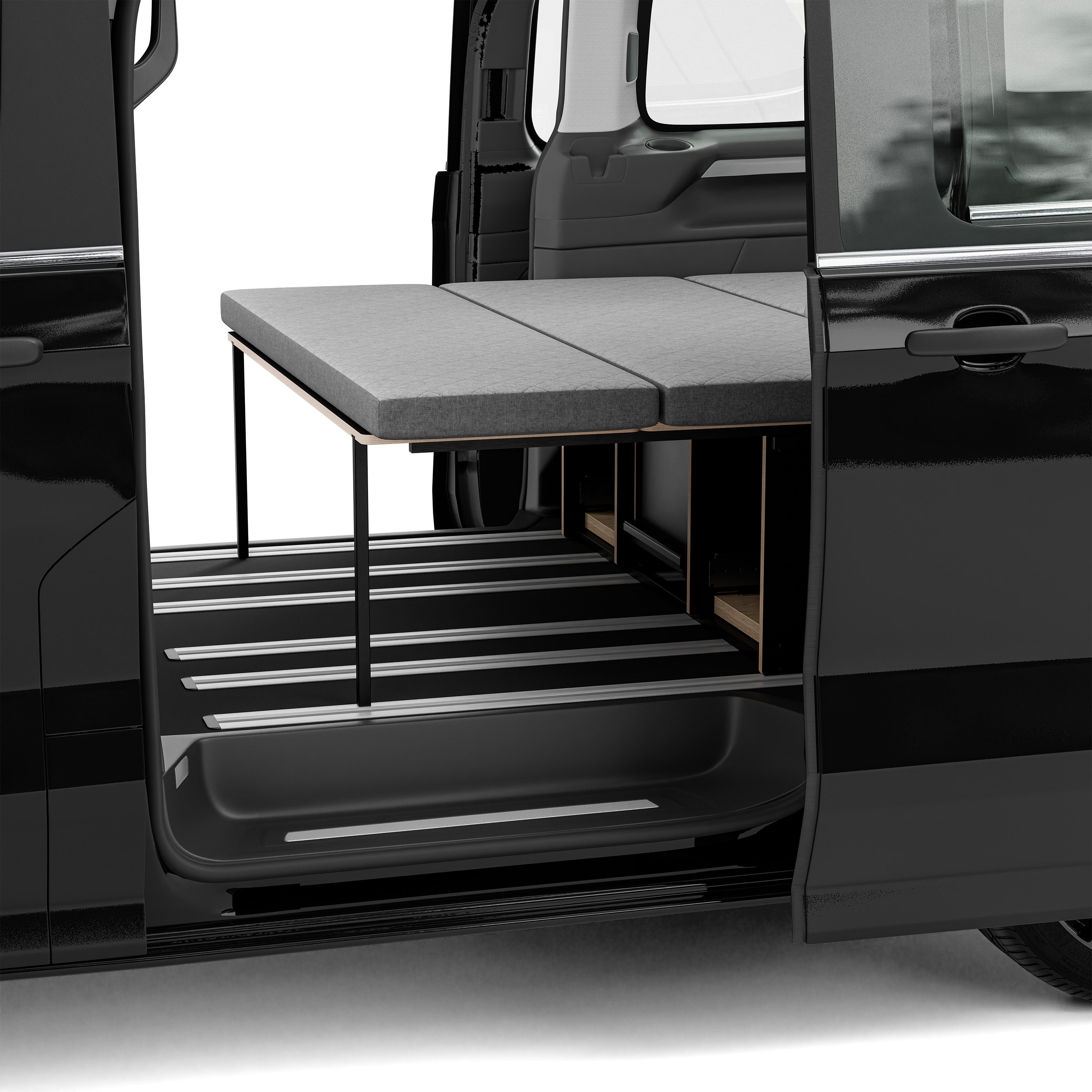 BENCH2 Komplettset inkl. Küchenmodul, Wassersystem und Kühlbox