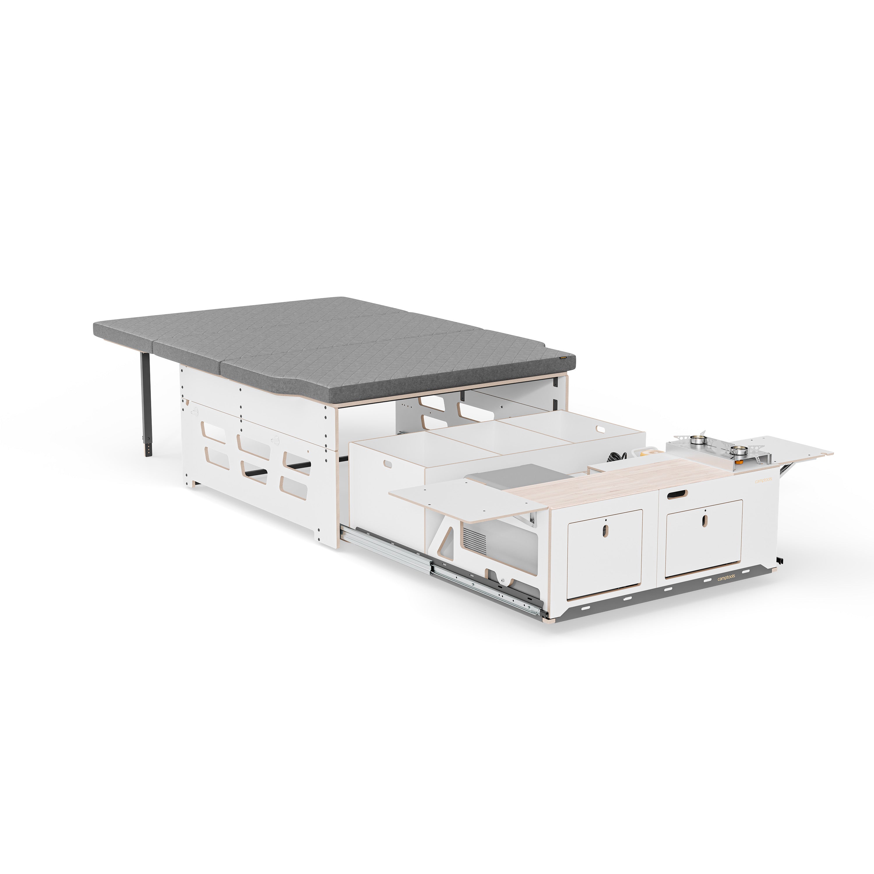 BIGBOX Komplettset inkl. Küchenmodul, Wassersystem und Kühlbox