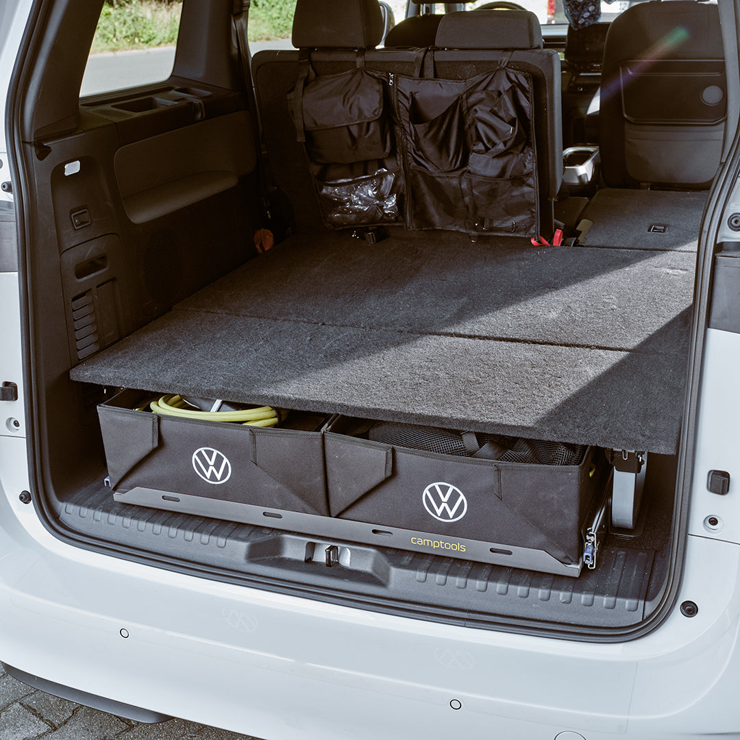 VW Id. Buzz Heckauszug unter Multiflexboard