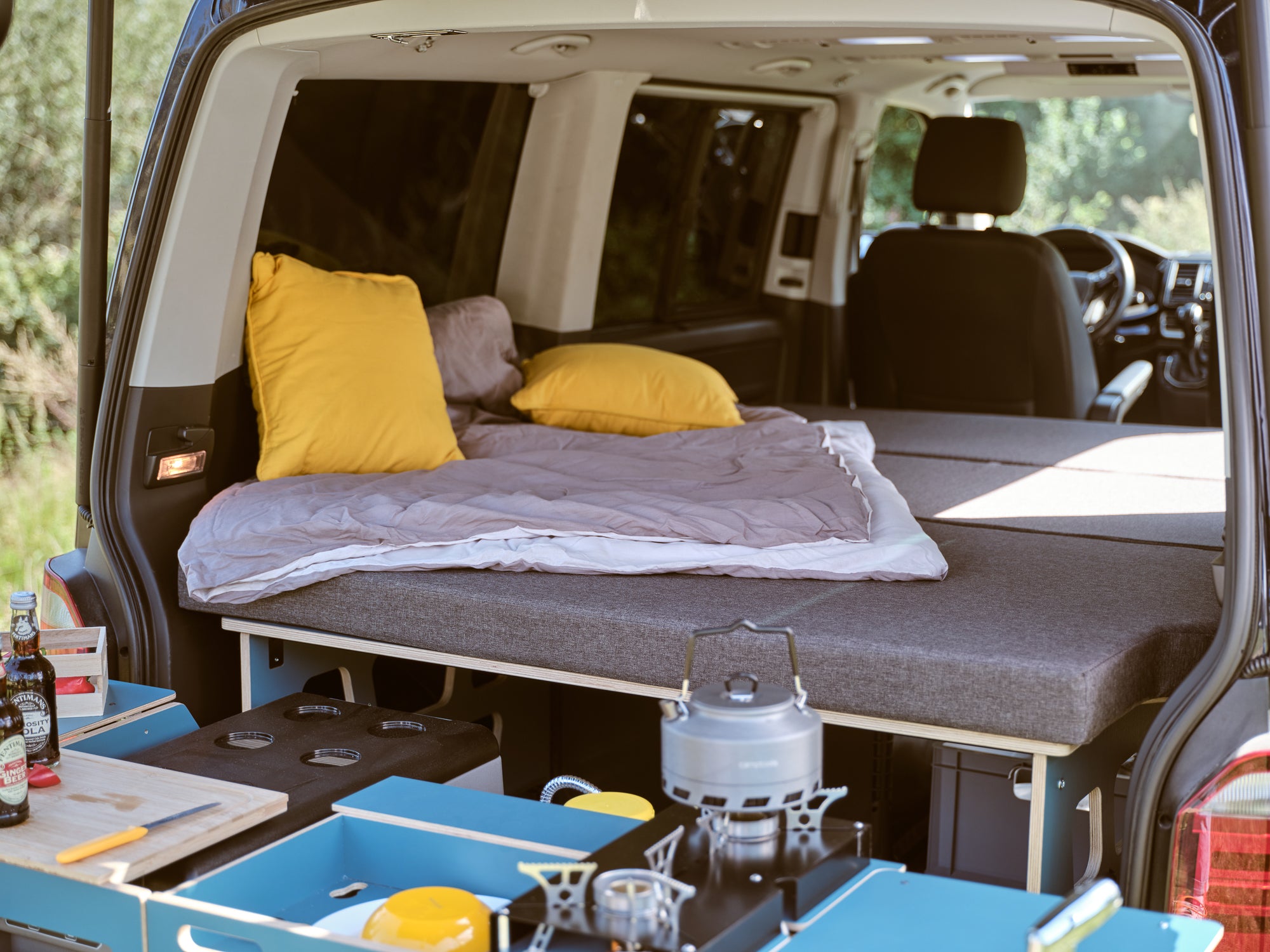 COSLEE Komplettset inkl. Küchenmodul, Wassersystem und Kühlbox