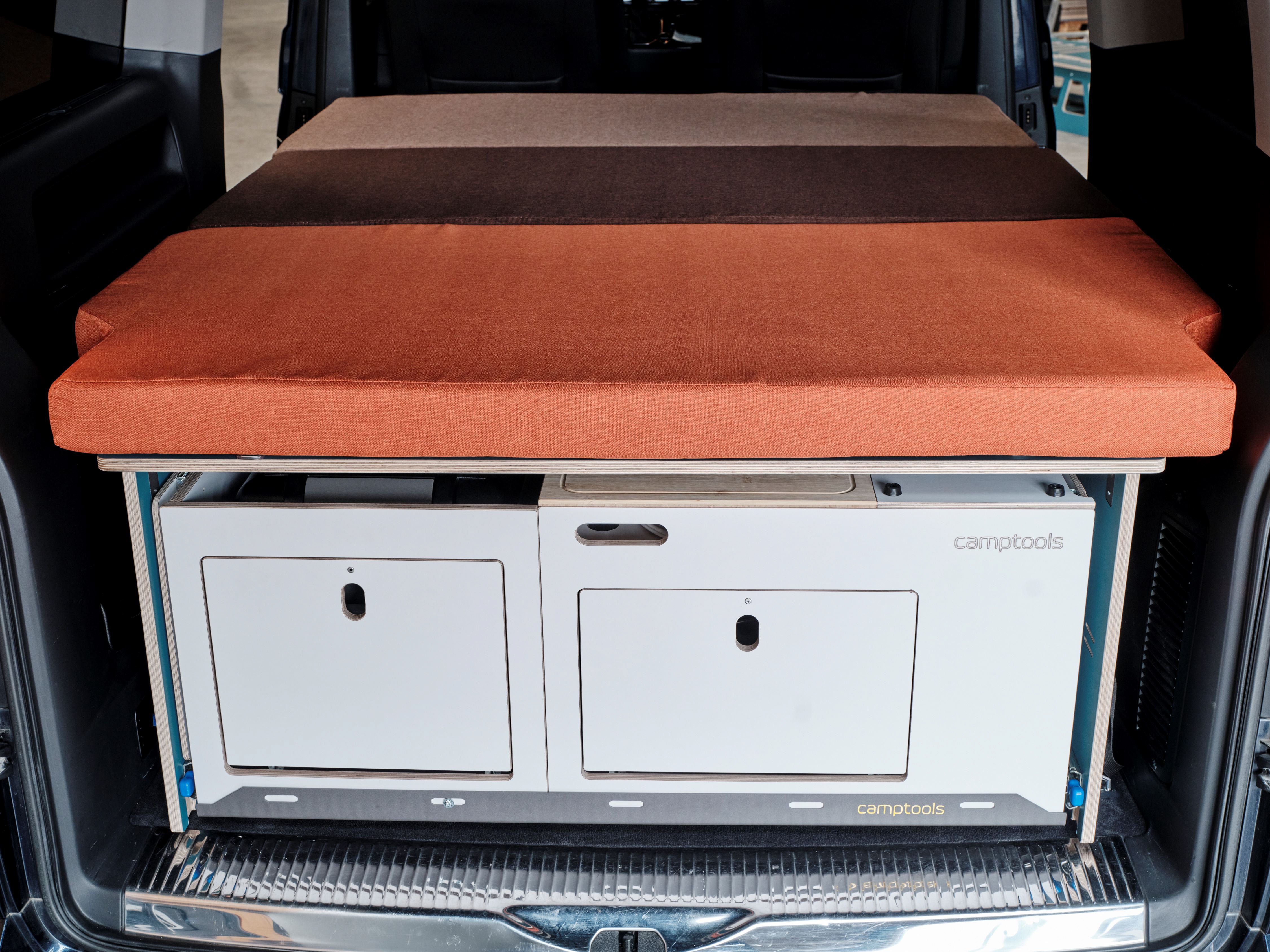 COSLEE Komplettset inkl. Küchenmodul, Wassersystem und Kühlbox