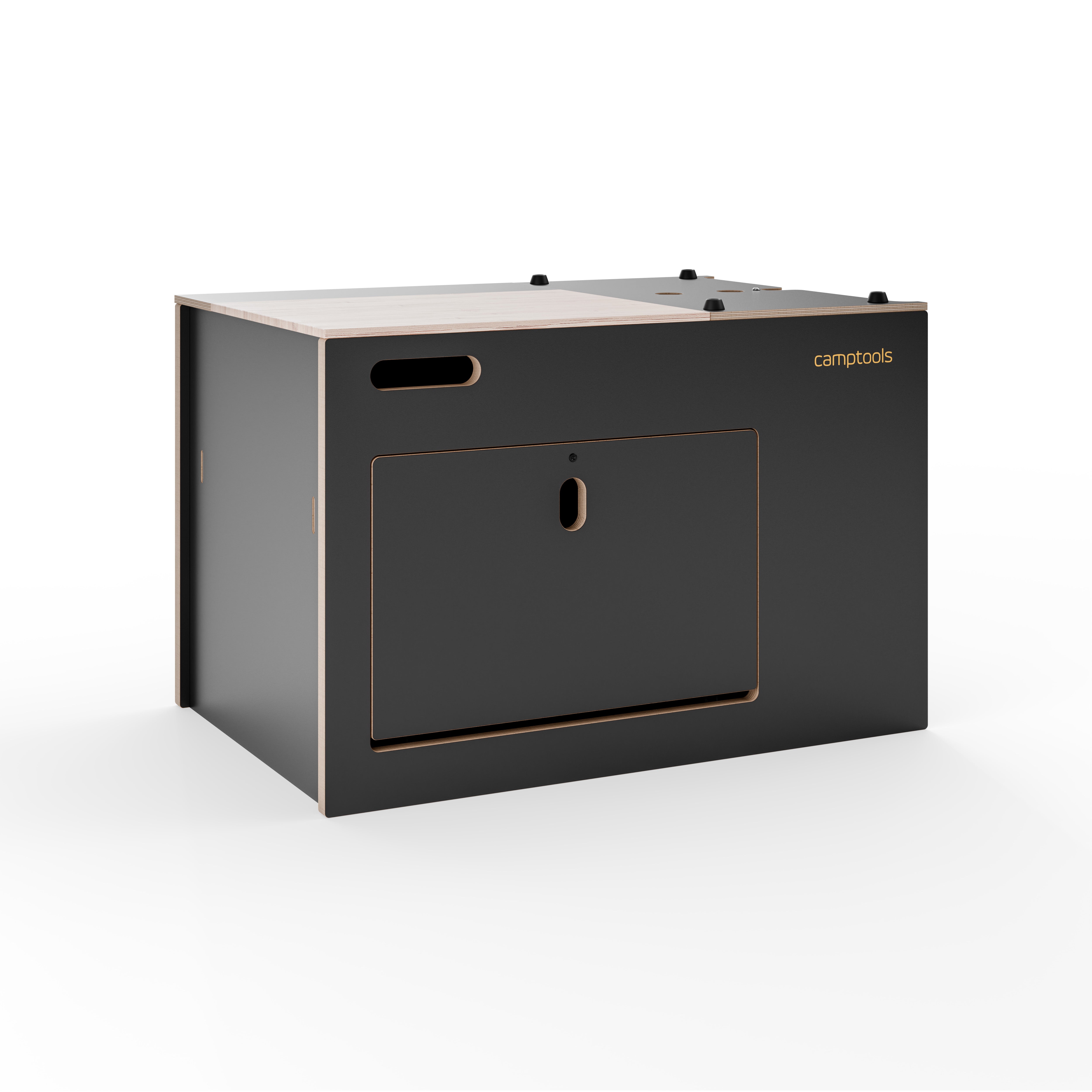 COBO Küchenbox und Kochbox mit Gaskocher im Euroboxformat