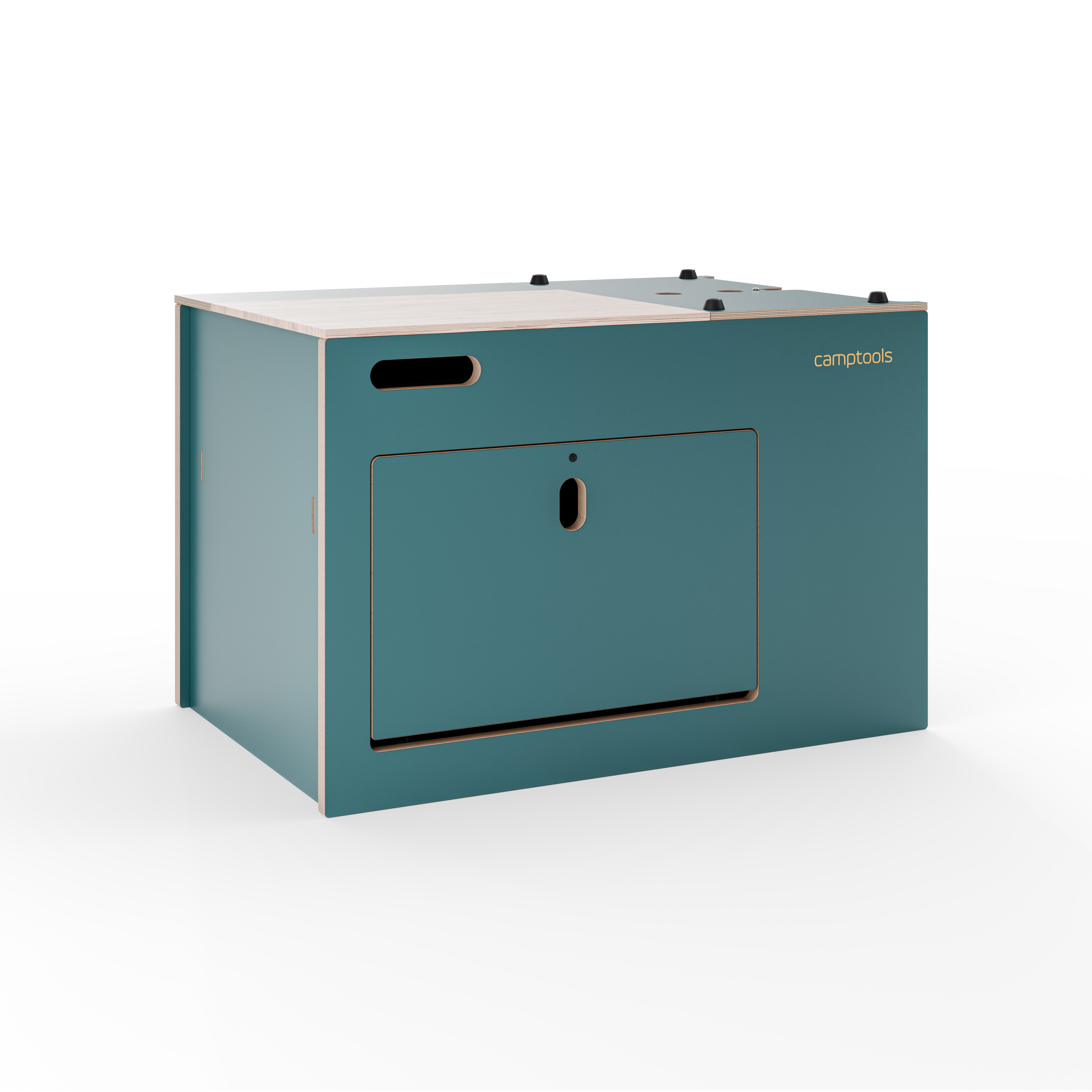 COBO Küchenbox und Kochbox mit Gaskocher im Euroboxformat