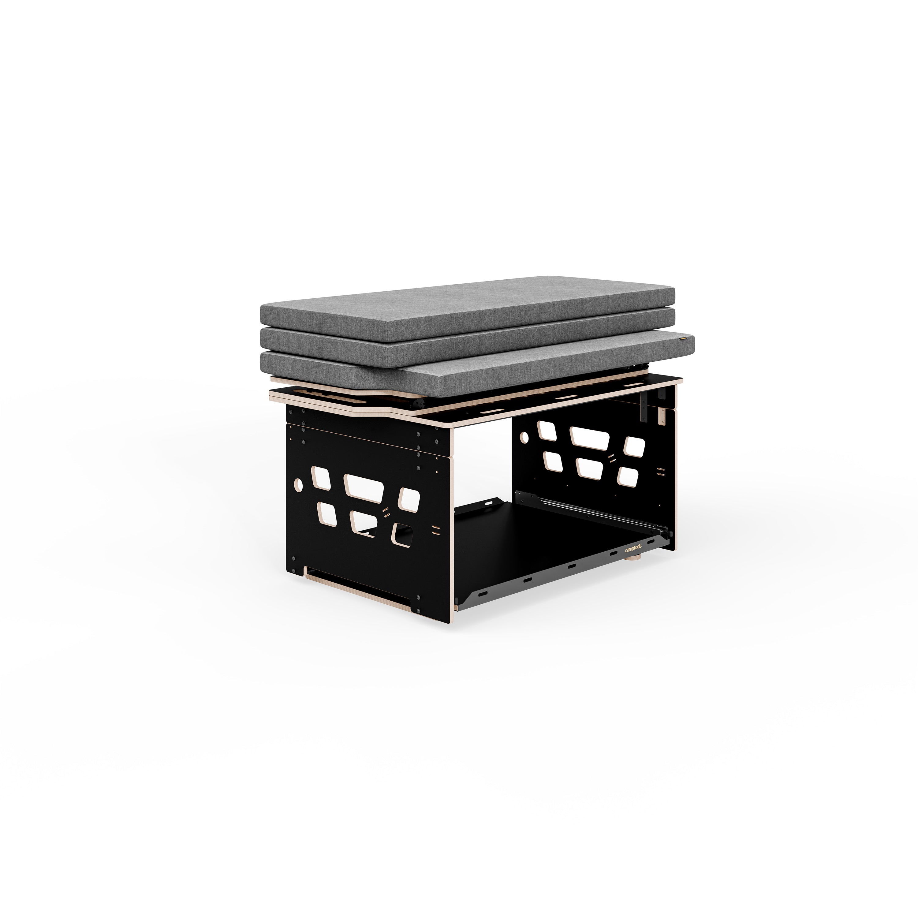 COSLEE Bettset inkl. Heckauszug und Premium-Matratze