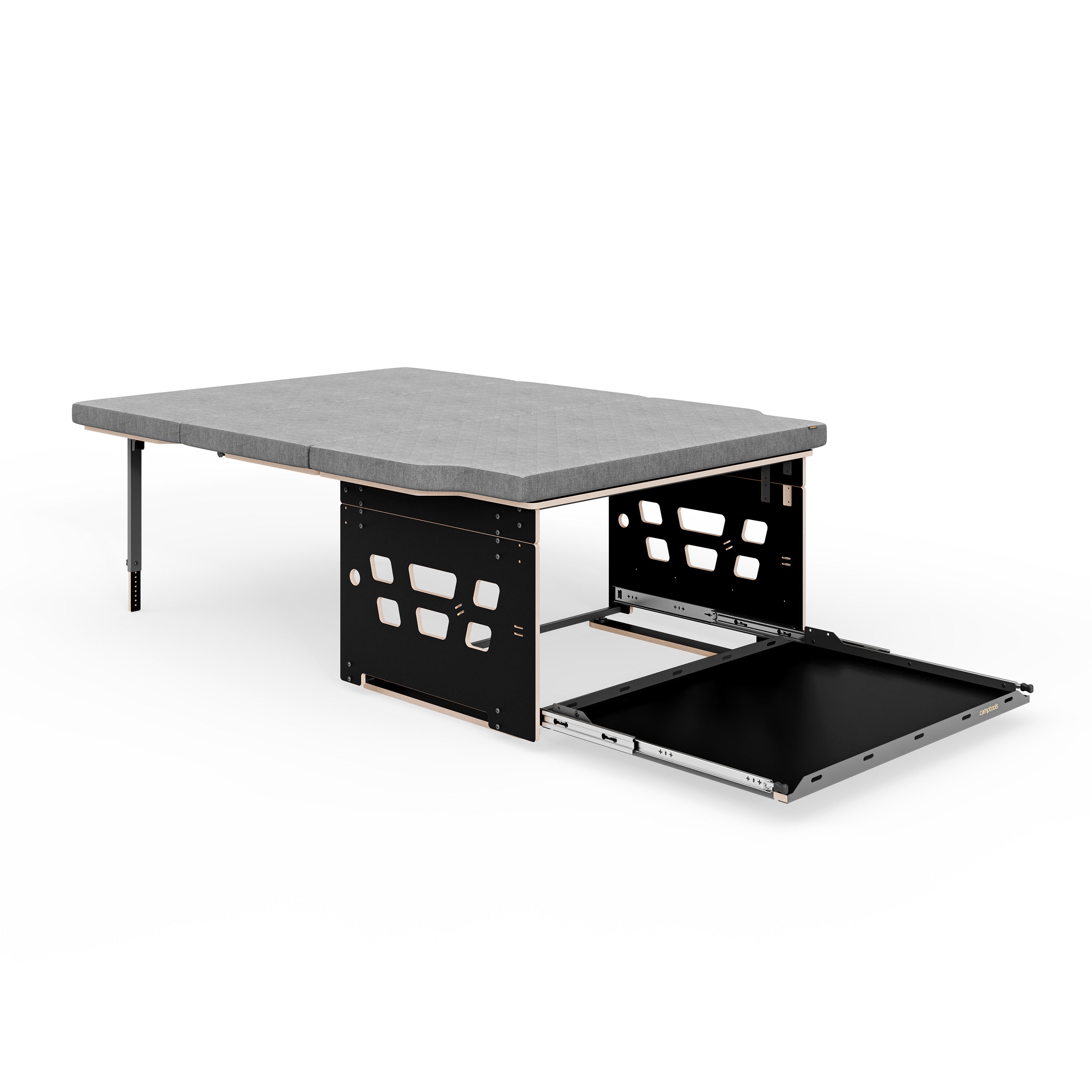 COSLEE Bettset inkl. Heckauszug und Premium-Matratze