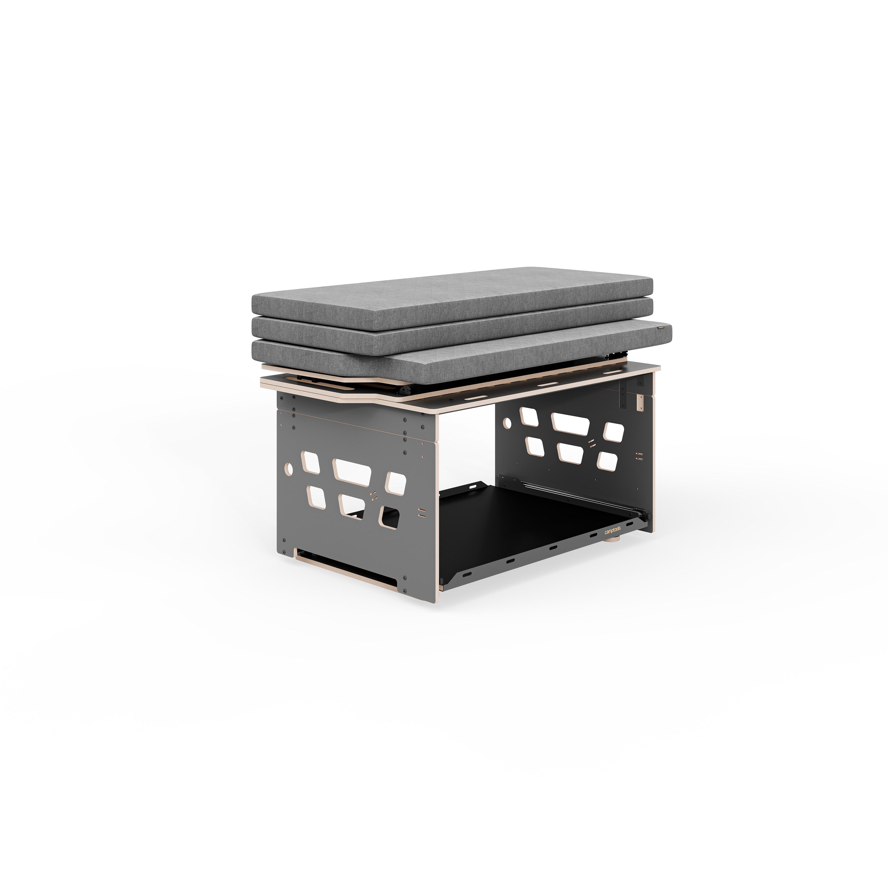 COSLEE Bettset inkl. Heckauszug und Premium-Matratze