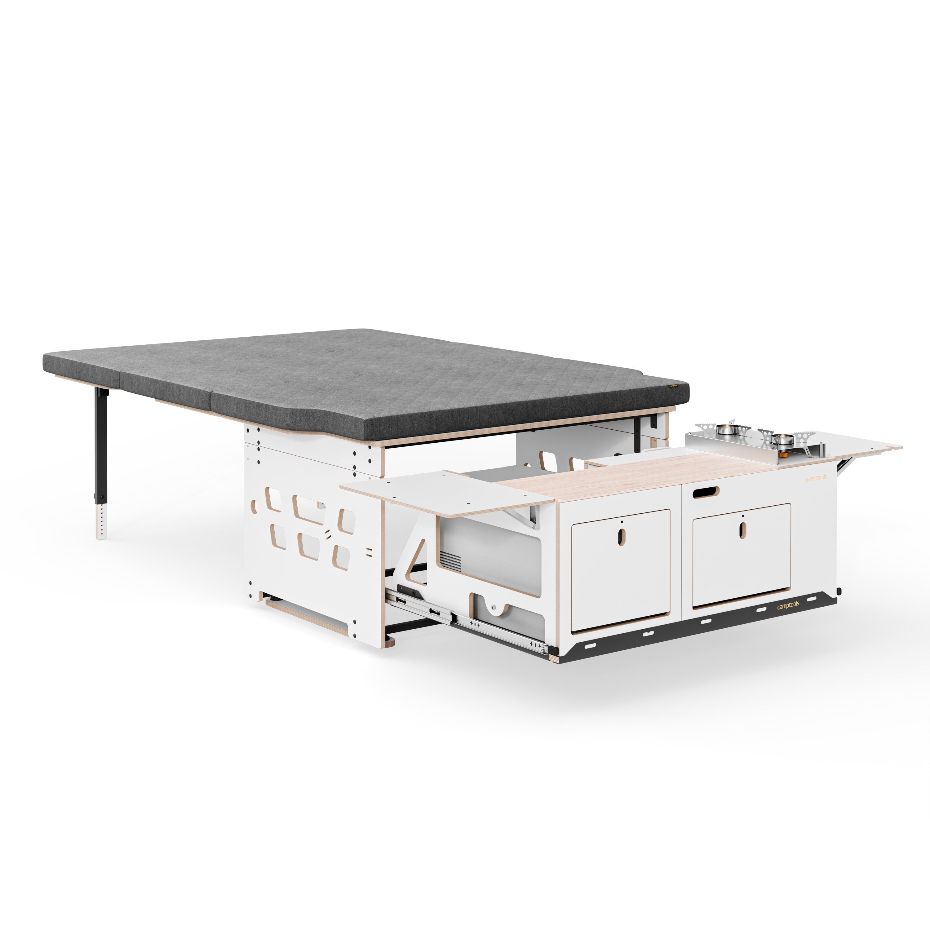 COSLEE Komplettset inkl. Küchenmodul, Wassersystem und Kühlbox