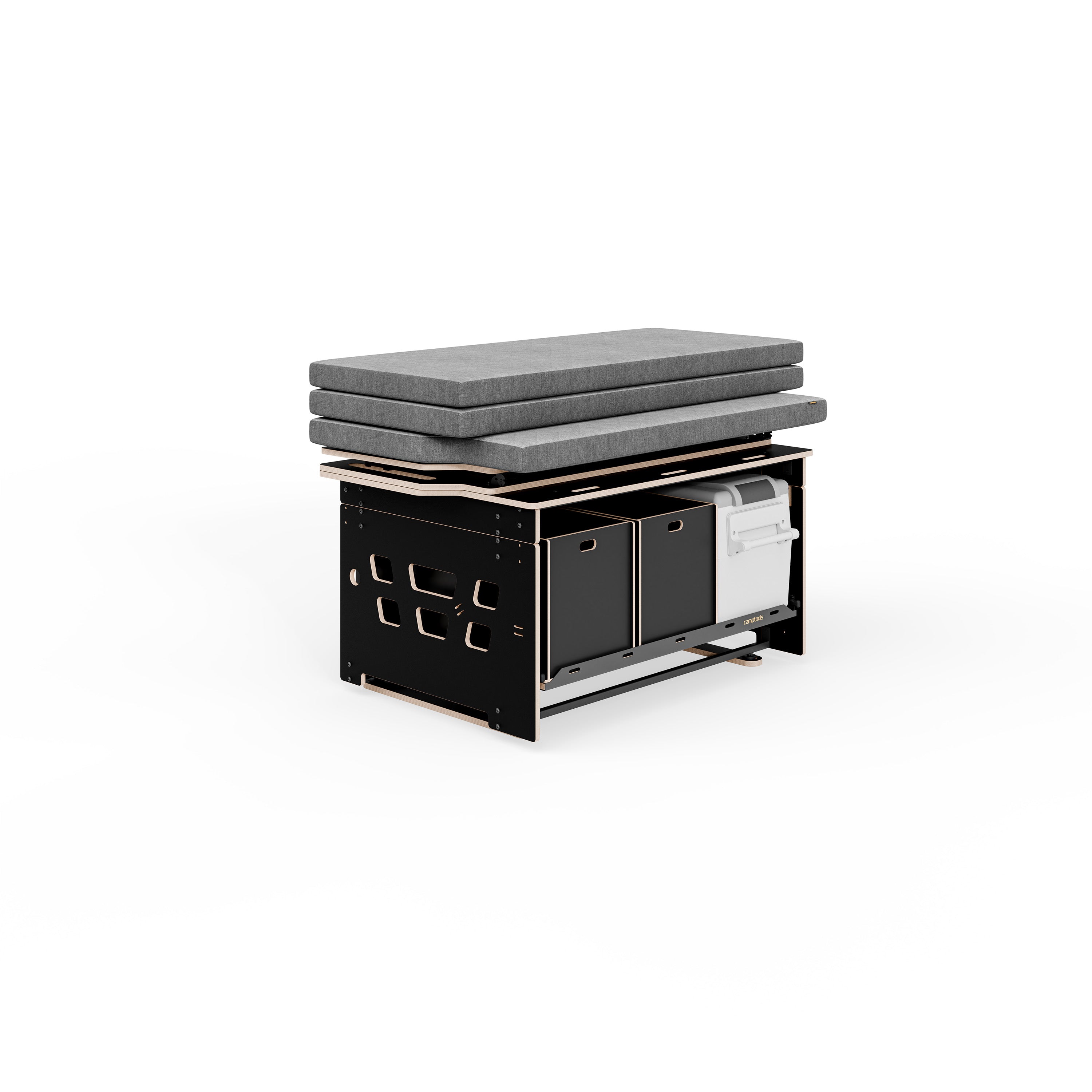 COSLEE Staukistenset inkl. Heckauszug, Staukisten und Matratze