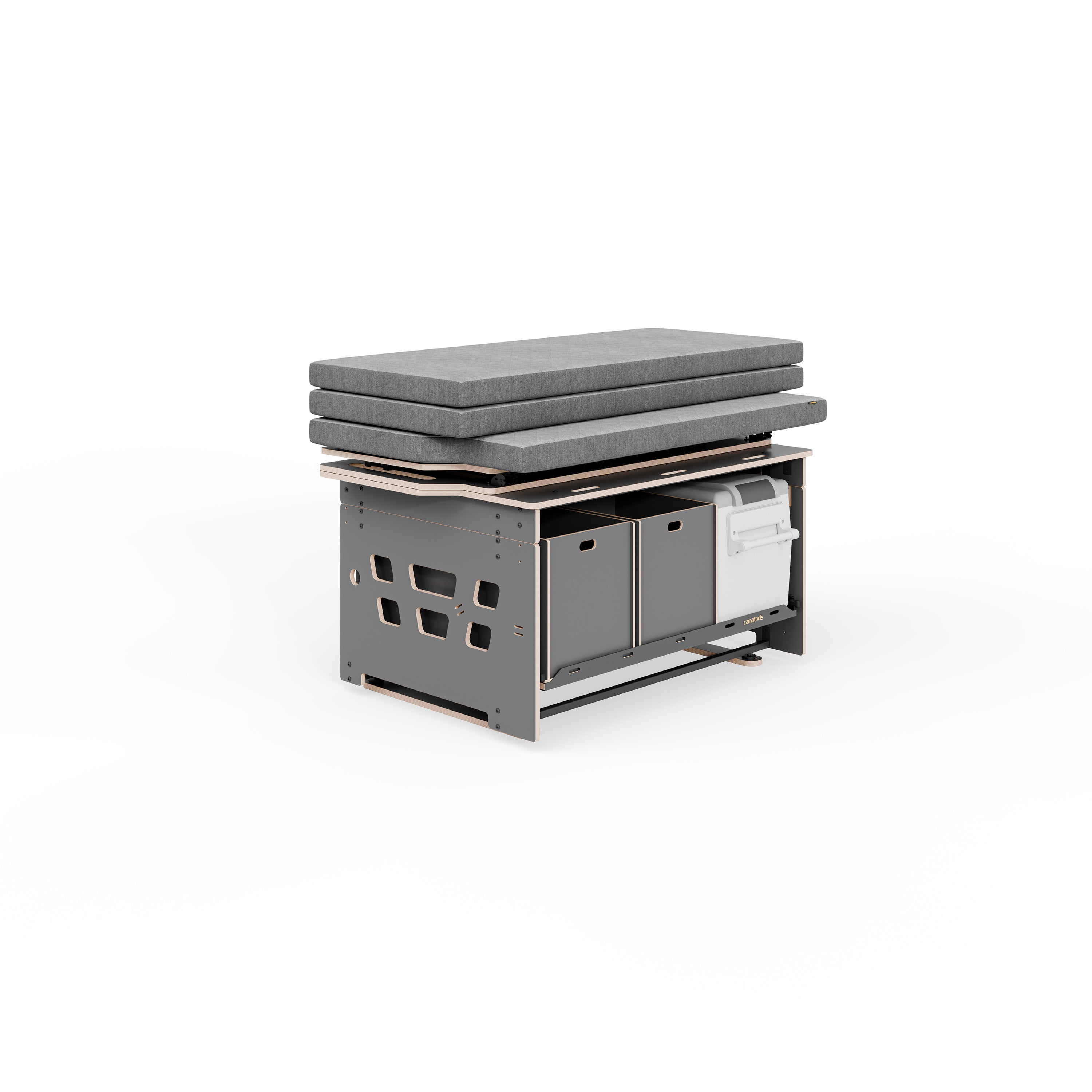 COSLEE Staukistenset inkl. Heckauszug, Staukisten und Matratze