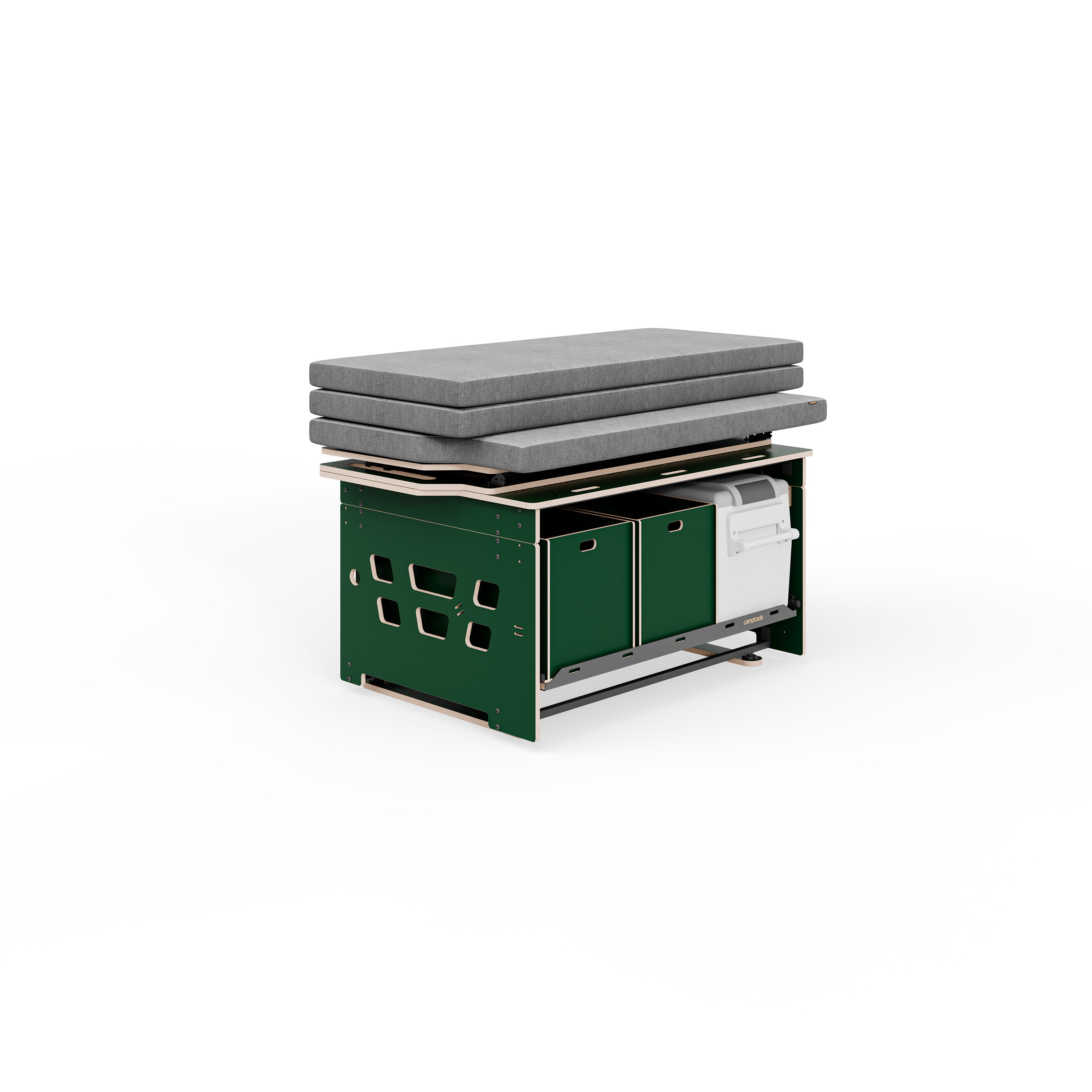 COSLEE Staukistenset inkl. Heckauszug, Staukisten und Matratze