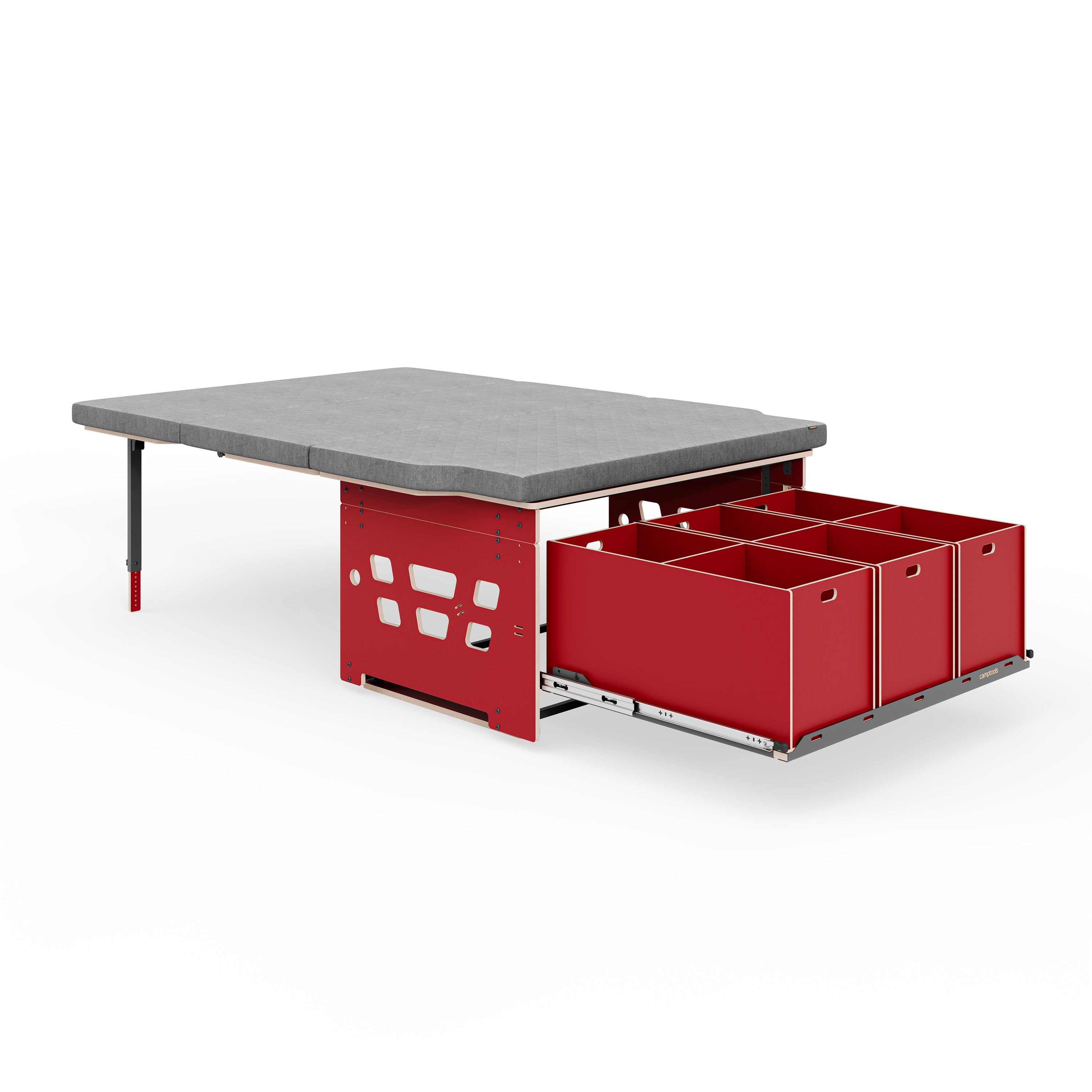 COSLEE Staukistenset inkl. Heckauszug, Staukisten und Matratze