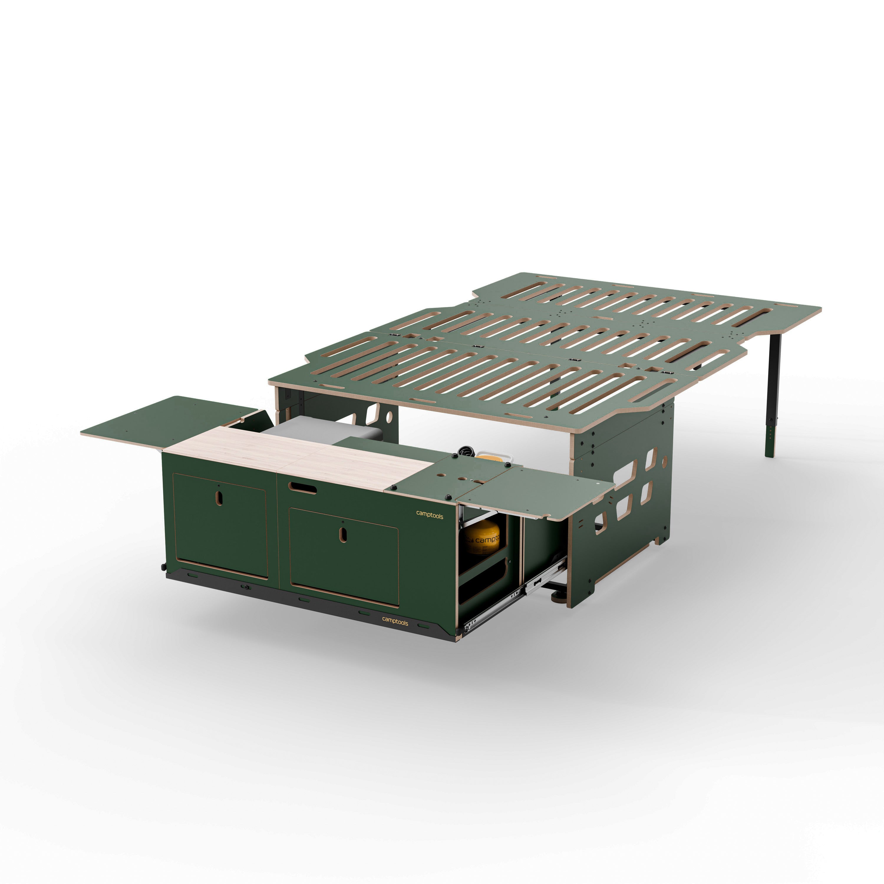 COSLEE Komplettset inkl. Küchenmodul, Wassersystem und Kühlbox