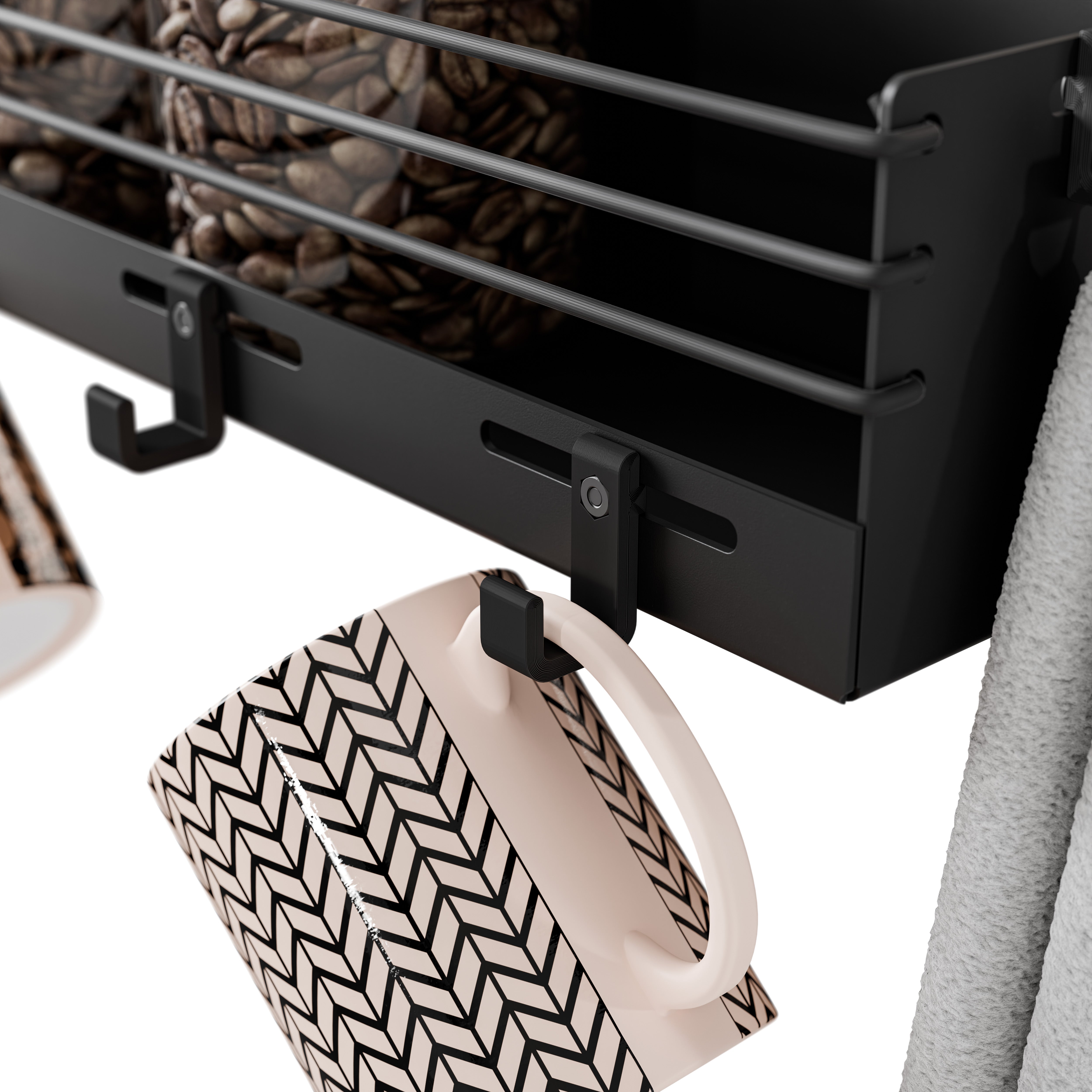 Einhängeregal Zubehör - Hakenset