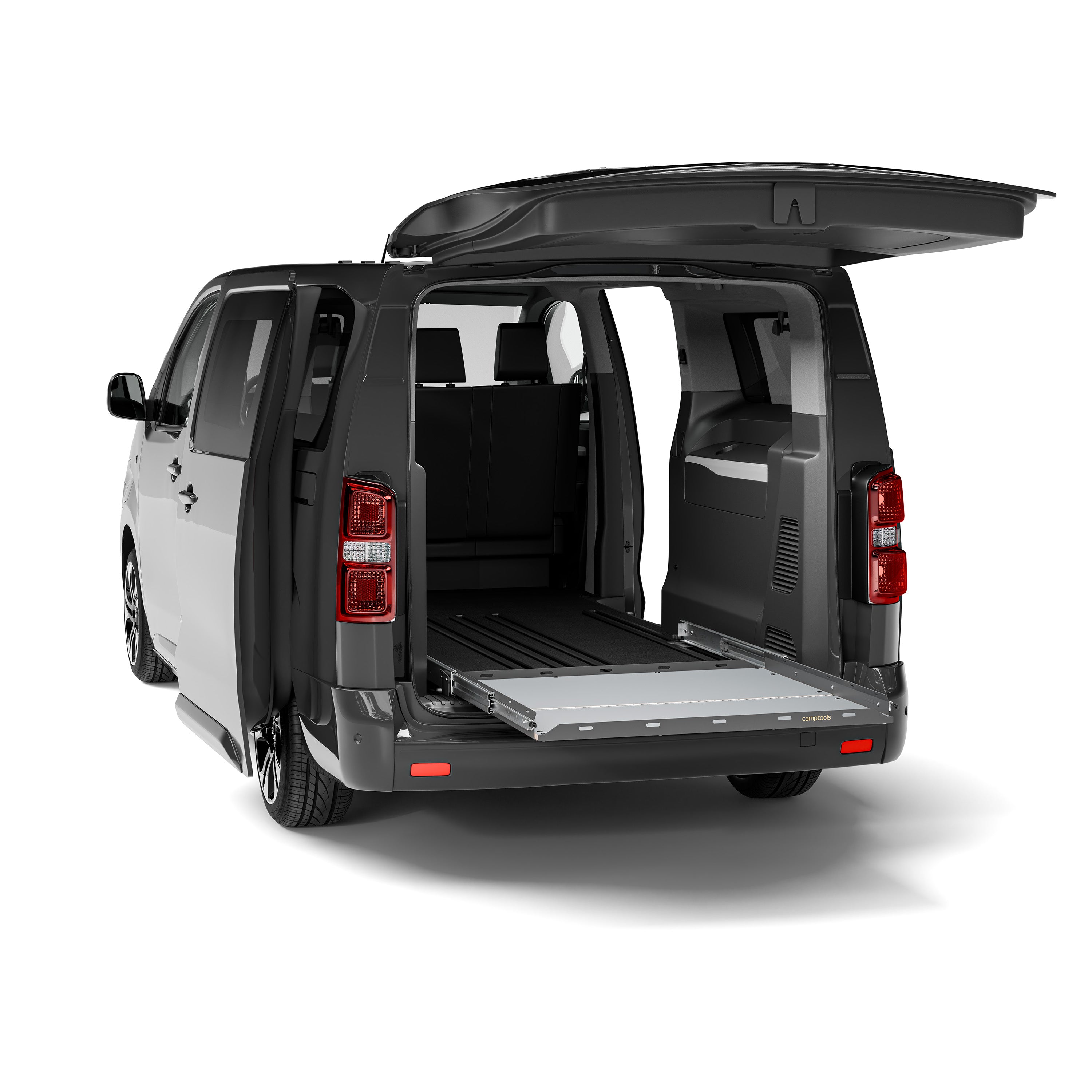 Heckauszug für Toyota Proace mit Bodenschienen