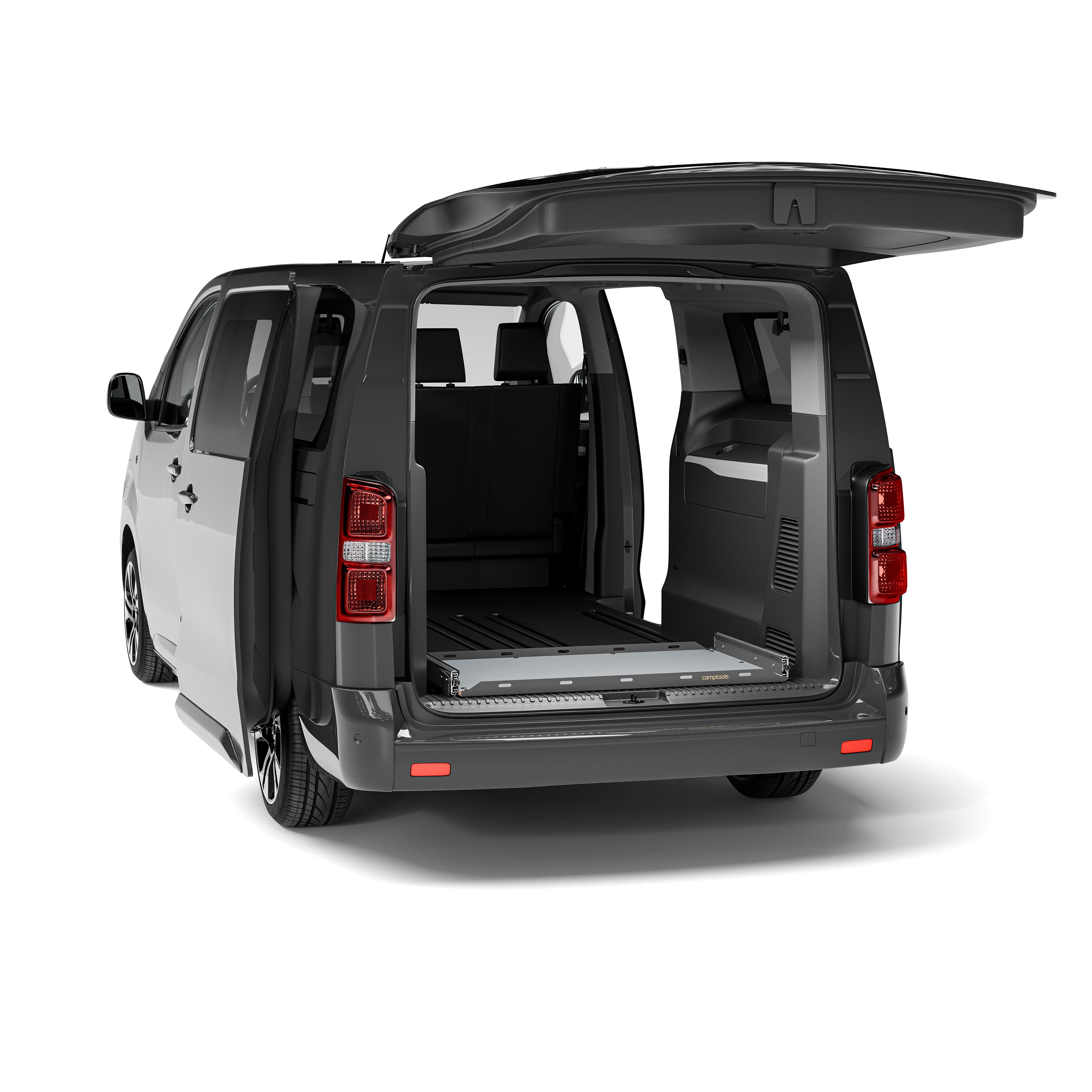 Heckauszug für Toyota Proace mit Bodenschienen