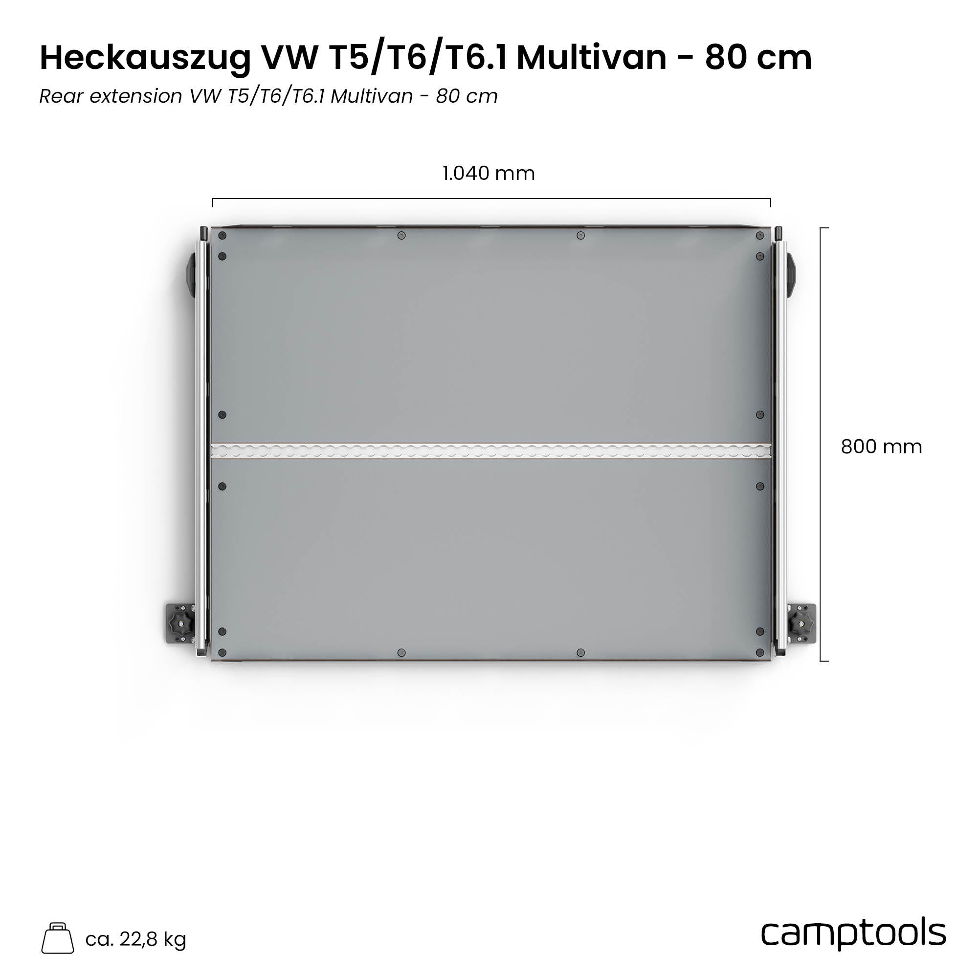 Heckauszug für VW T6.1 Multivan, California Beach, Transporter & Caravelle