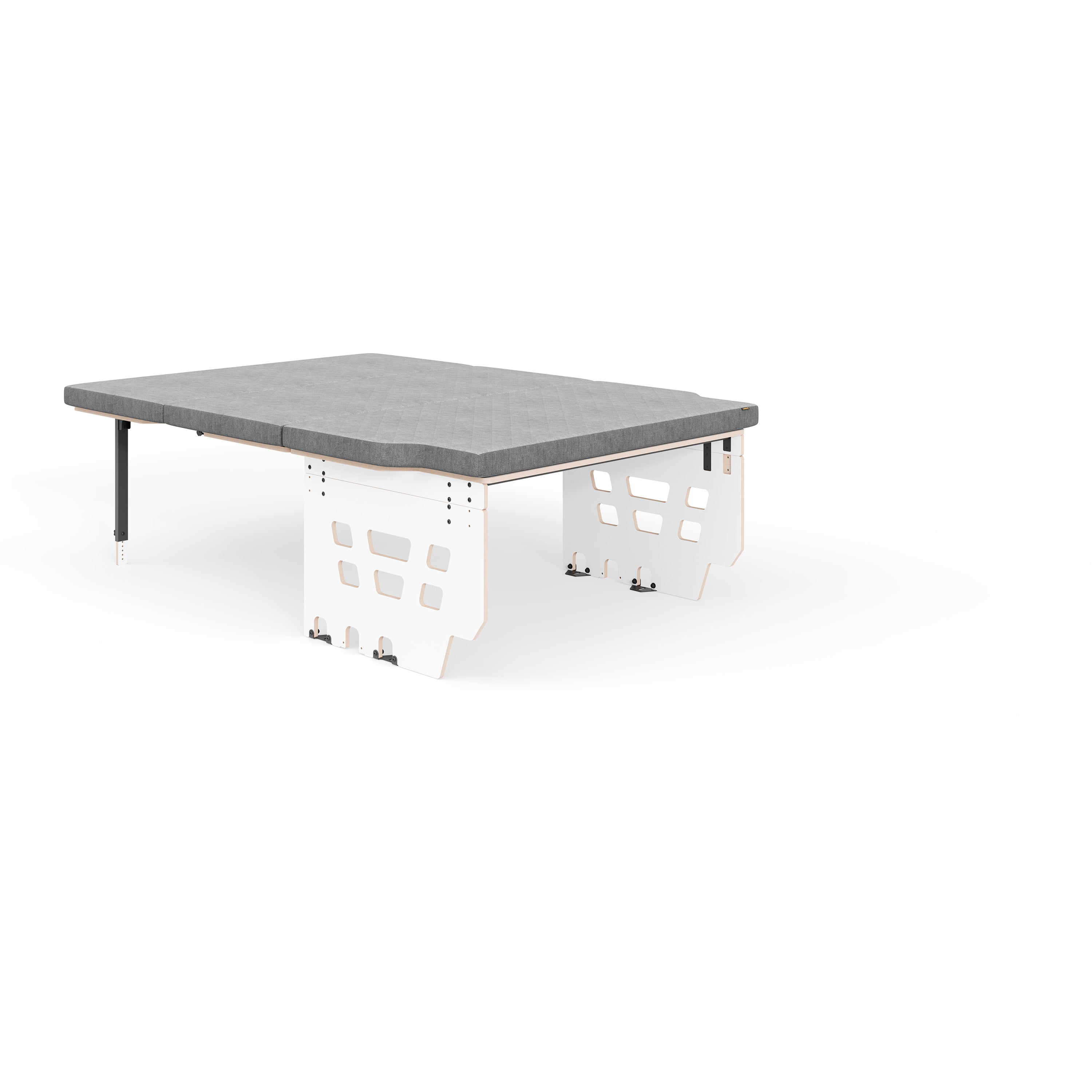 Schlaf- und Bettsystem HIGHLINE in Signalweiß mit Matratze