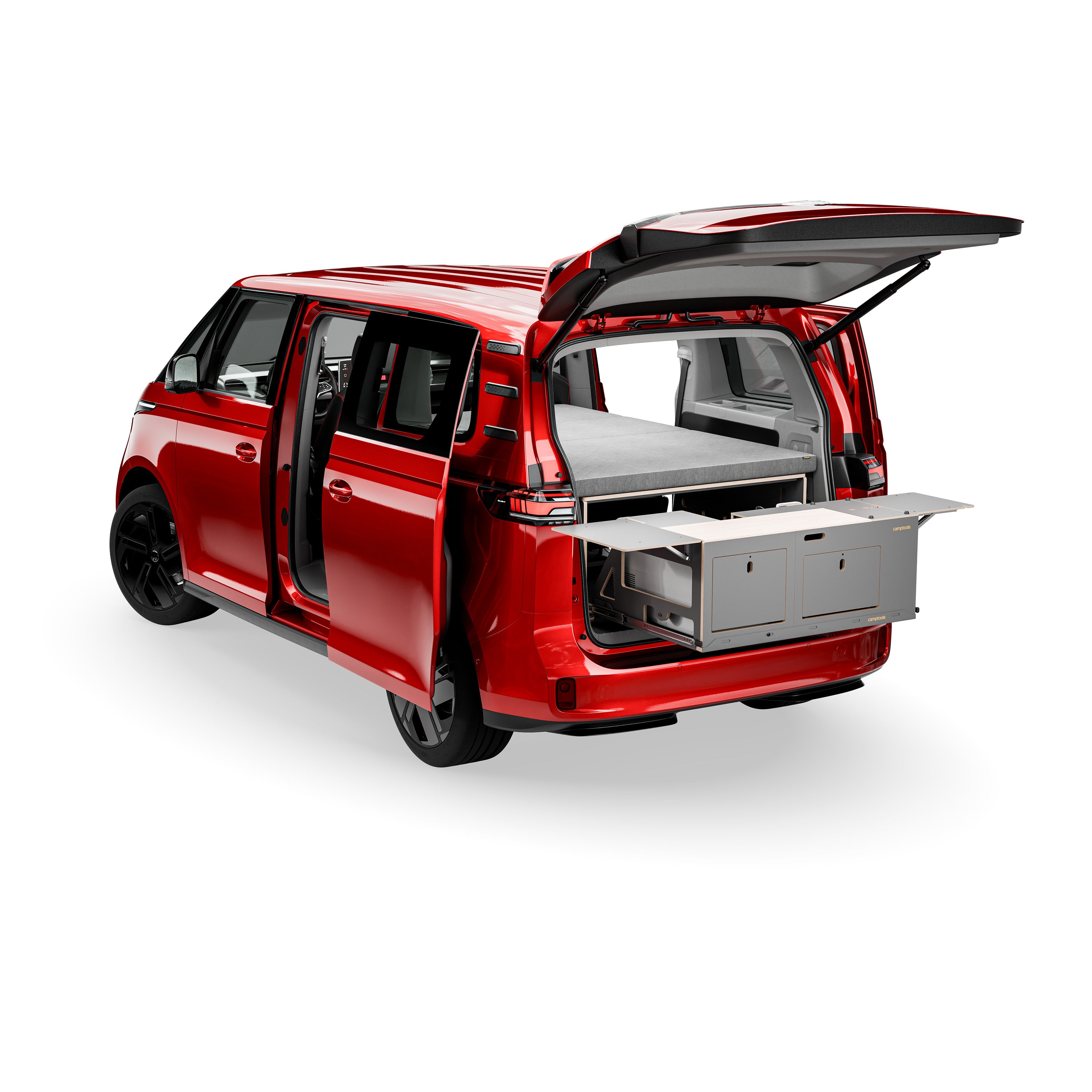 COSLEE KOMPAKT Komplettset inkl. Küchenmodul, Wassersystem und Kühlbox