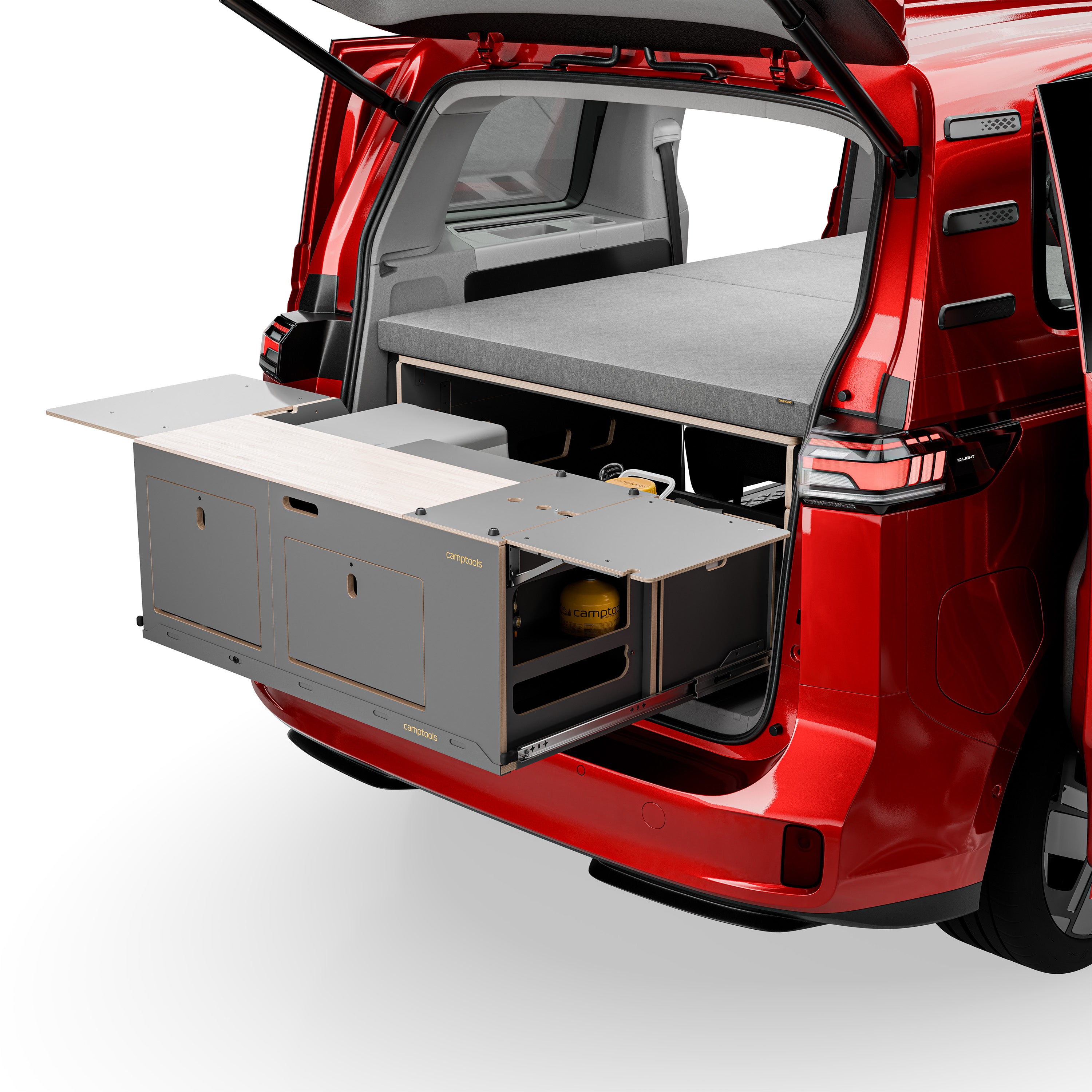 COSLEE KOMPAKT Komplettset inkl. Küchenmodul, Wassersystem und Kühlbox