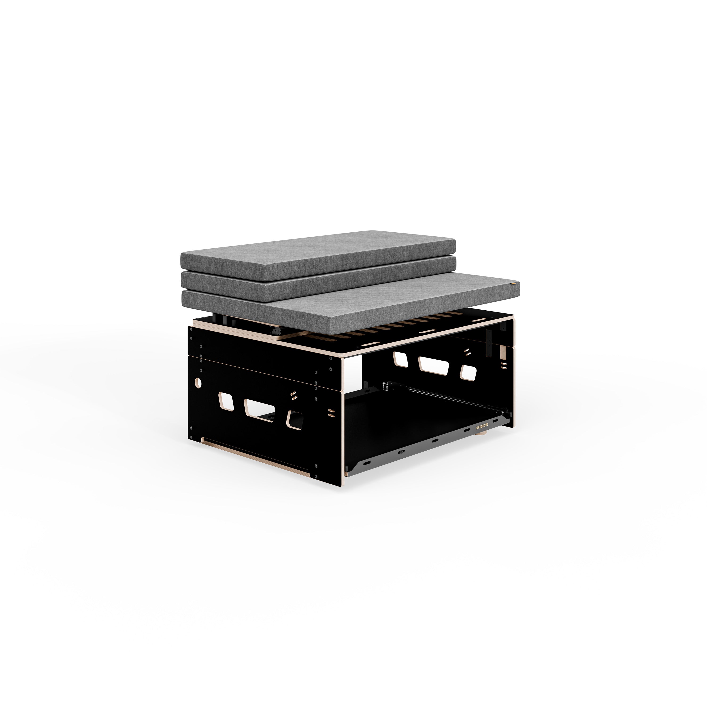 COSLEE KOMPAKT Bettset inkl. Heckauszug und Premium-Matratze