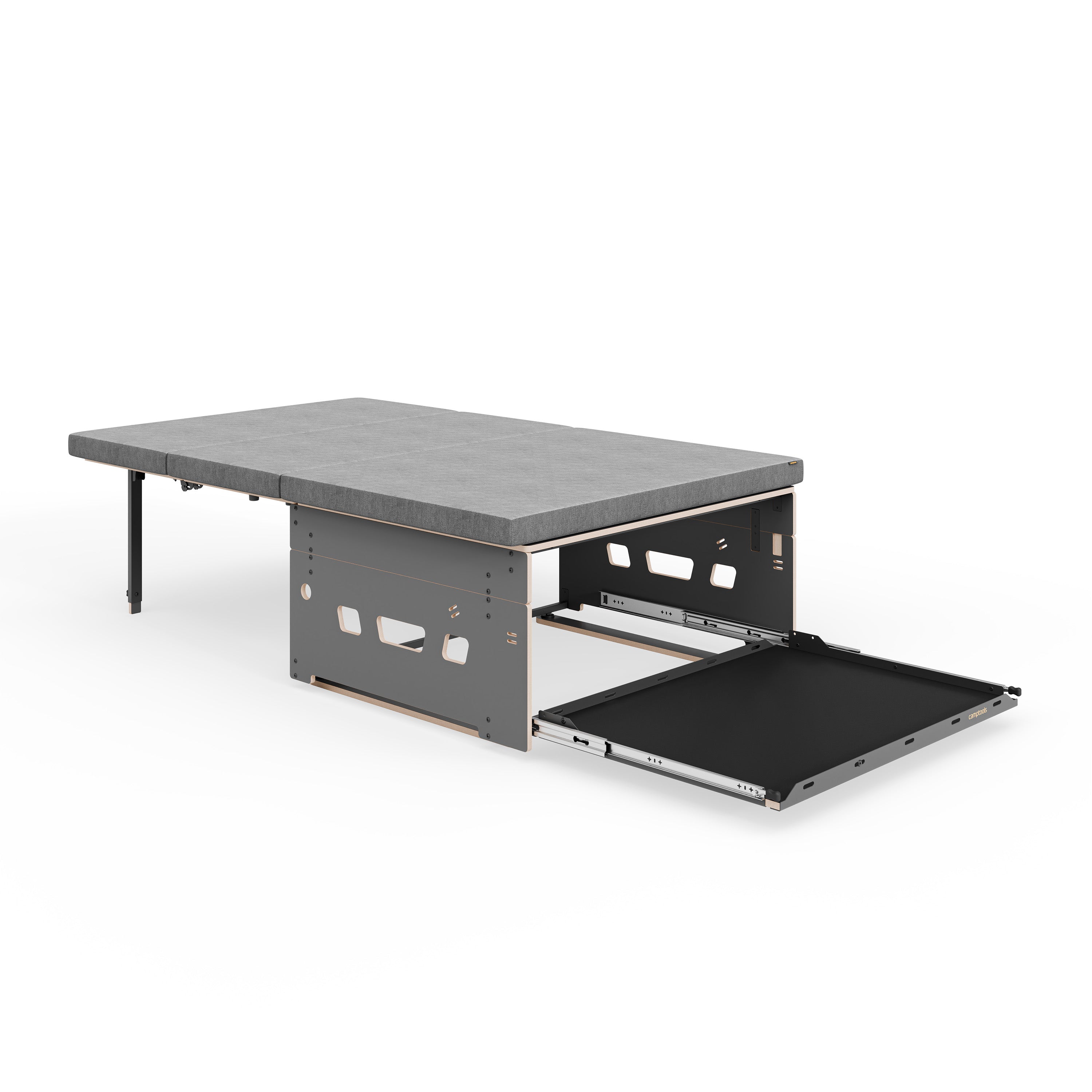 COSLEE KOMPAKT Bettset inkl. Heckauszug und Premium-Matratze