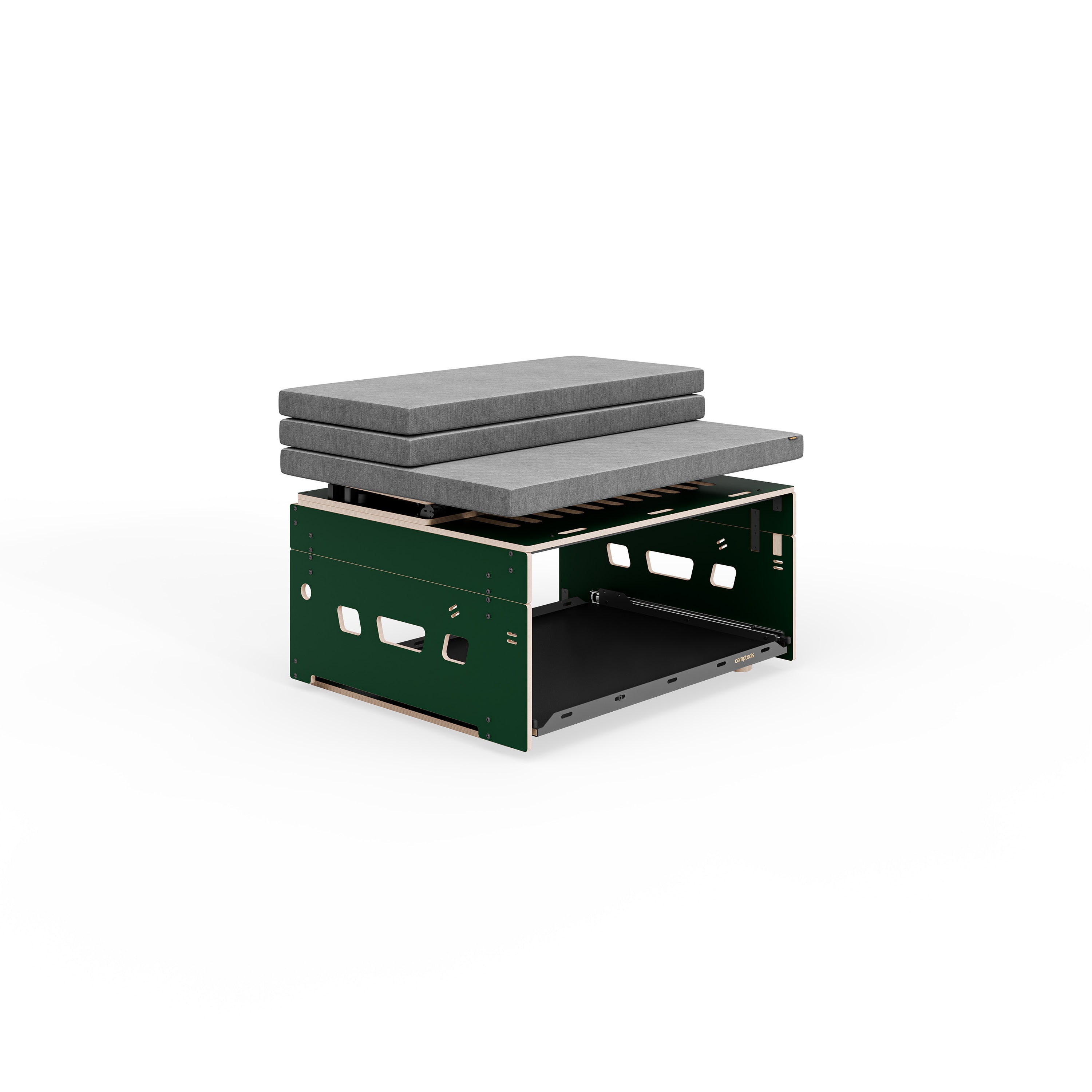 COSLEE KOMPAKT Bettset inkl. Heckauszug und Premium-Matratze