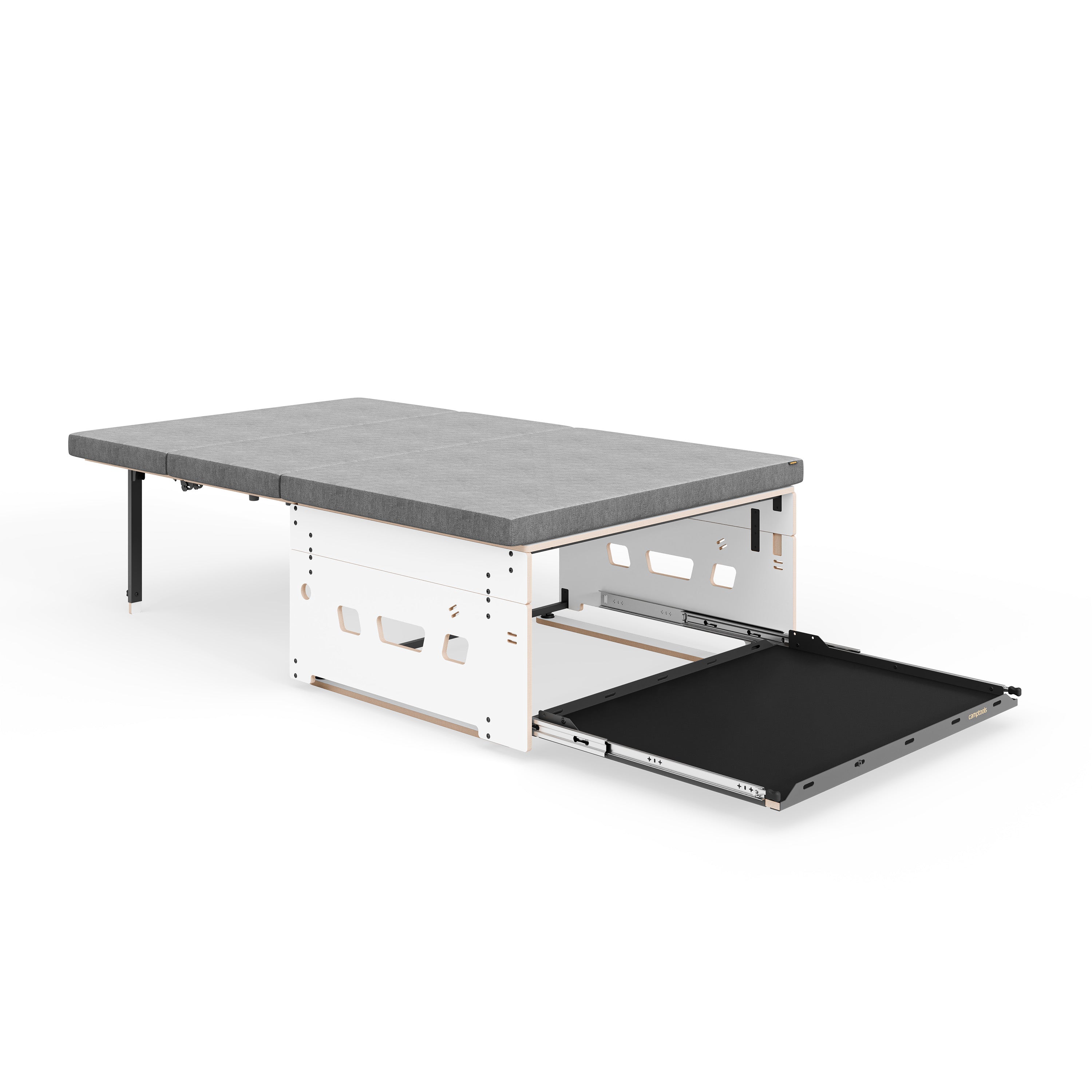 COSLEE KOMPAKT Bettset inkl. Heckauszug und Premium-Matratze