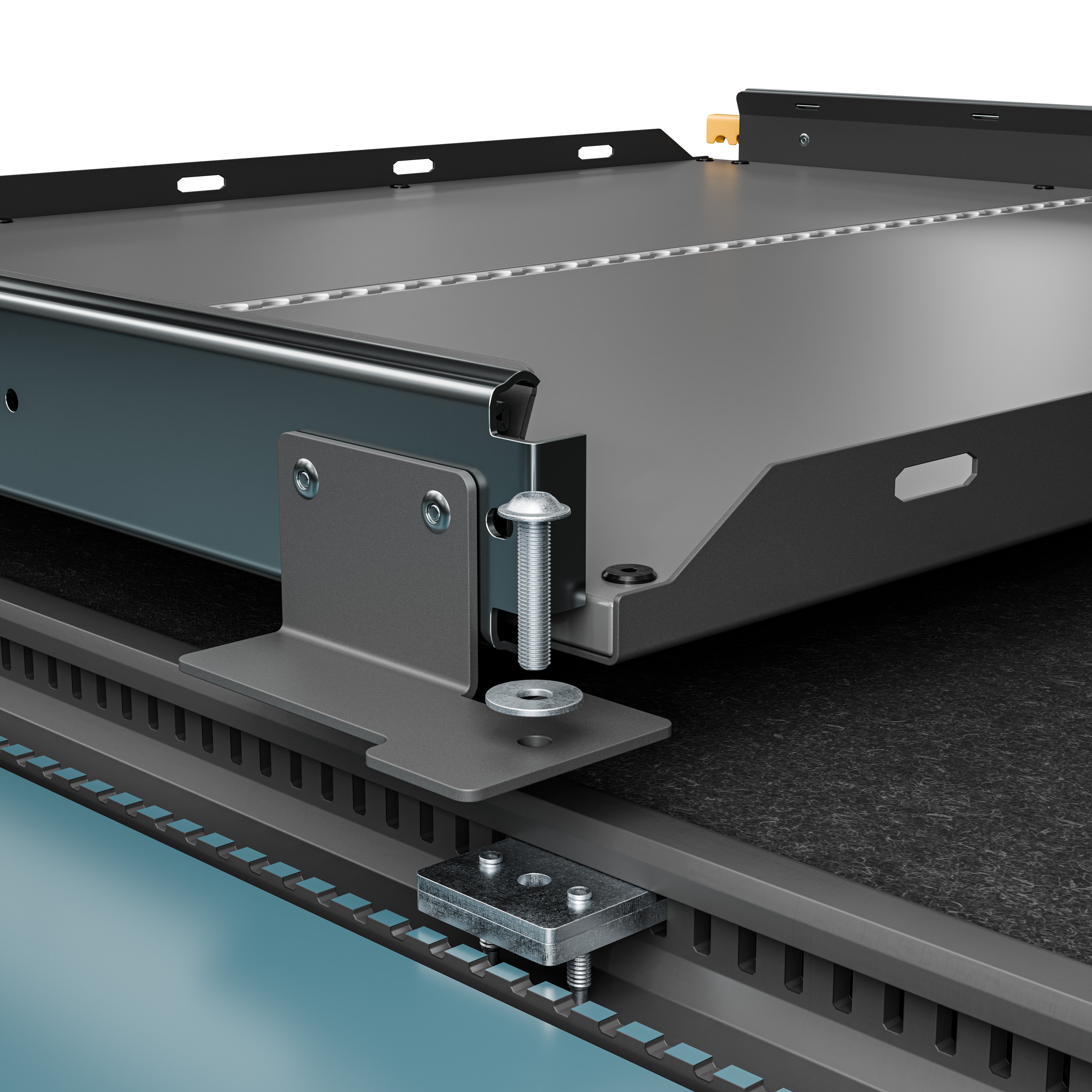 Heckauszug für Peugeot Traveller mit Bodenschienen