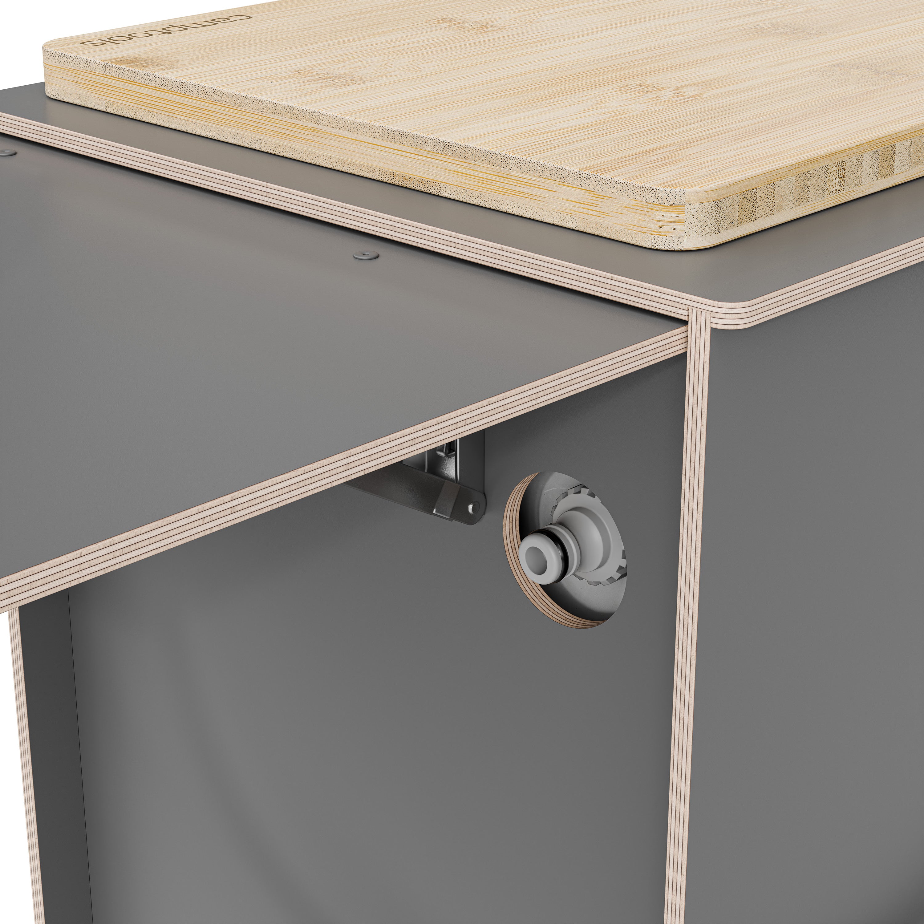 SIDEKIT2 - ausziehbare Küche für Schiebetür und Kofferraum