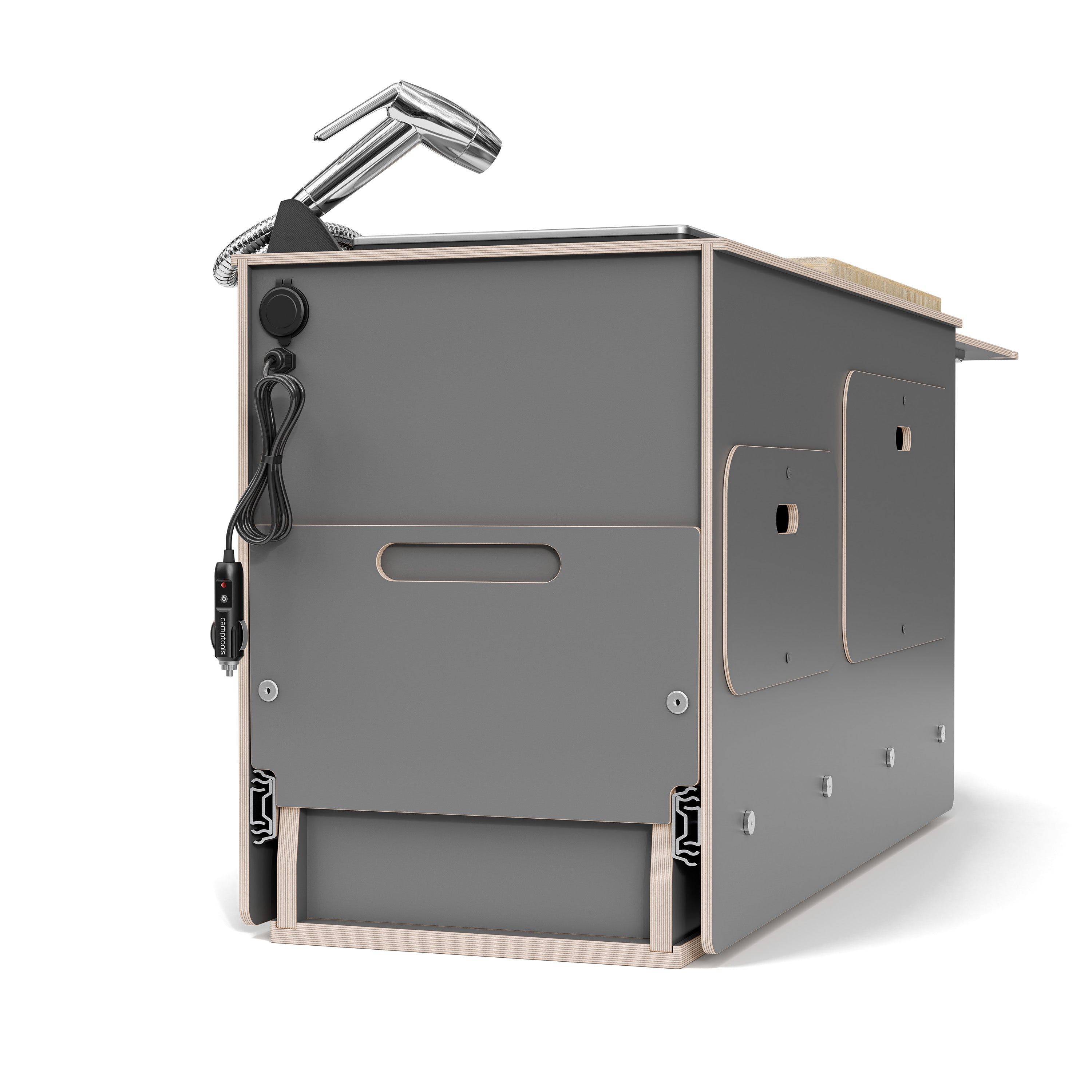 SIDEKIT2 - ausziehbare Küche für Schiebetür und Kofferraum