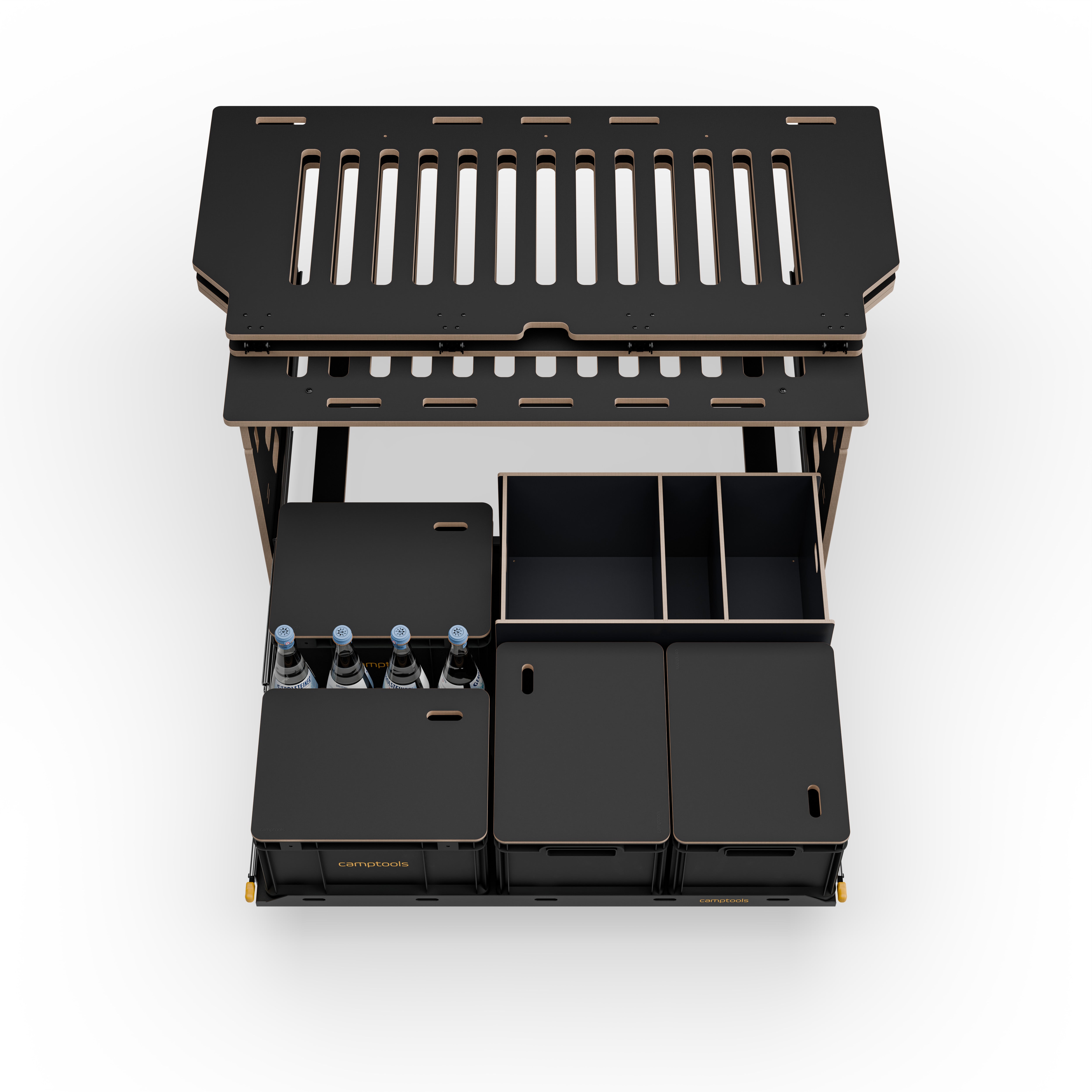 COSLEE Bettset inkl. Heckauszug und Premium-Matratze