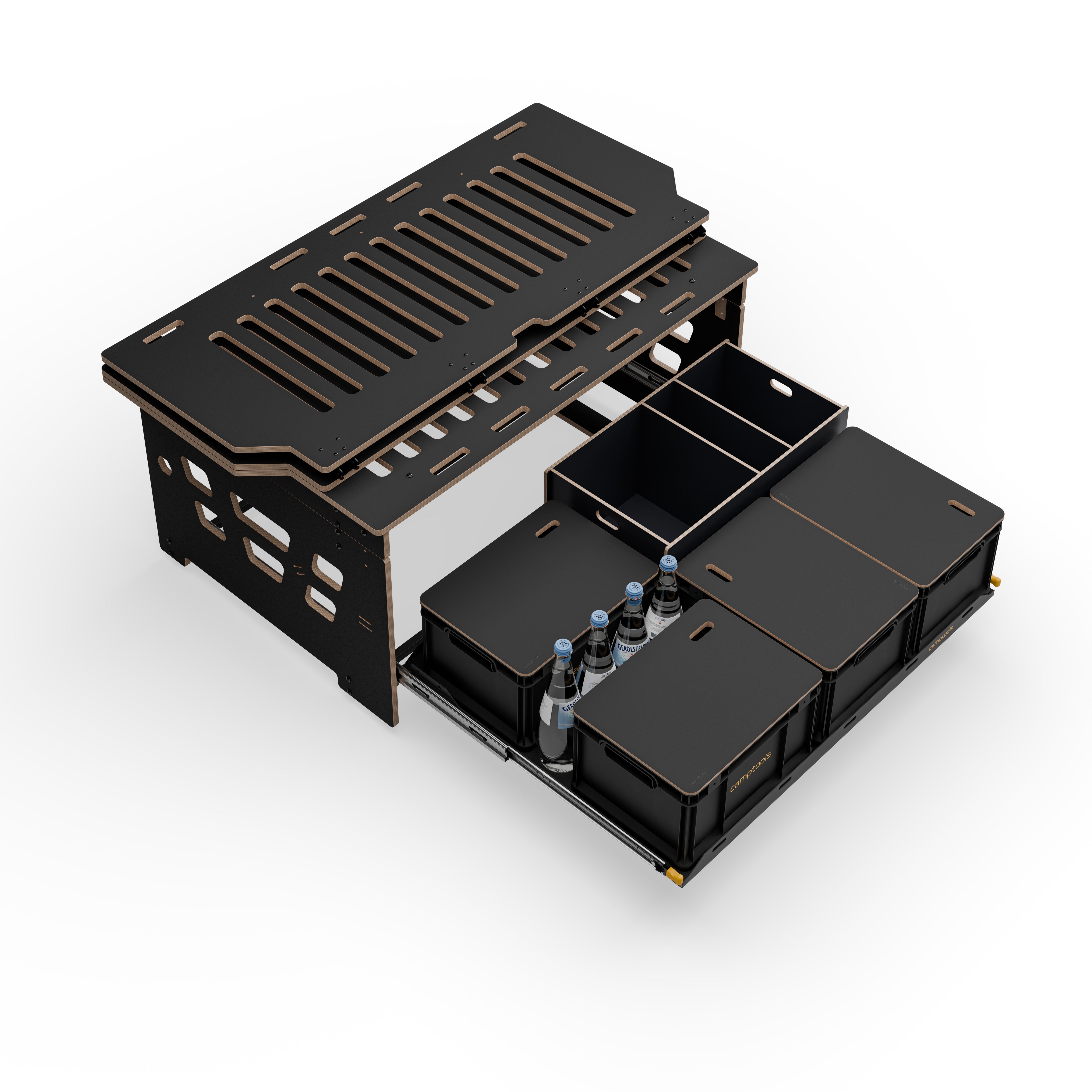 COSLEE Bettset inkl. Heckauszug und Premium-Matratze