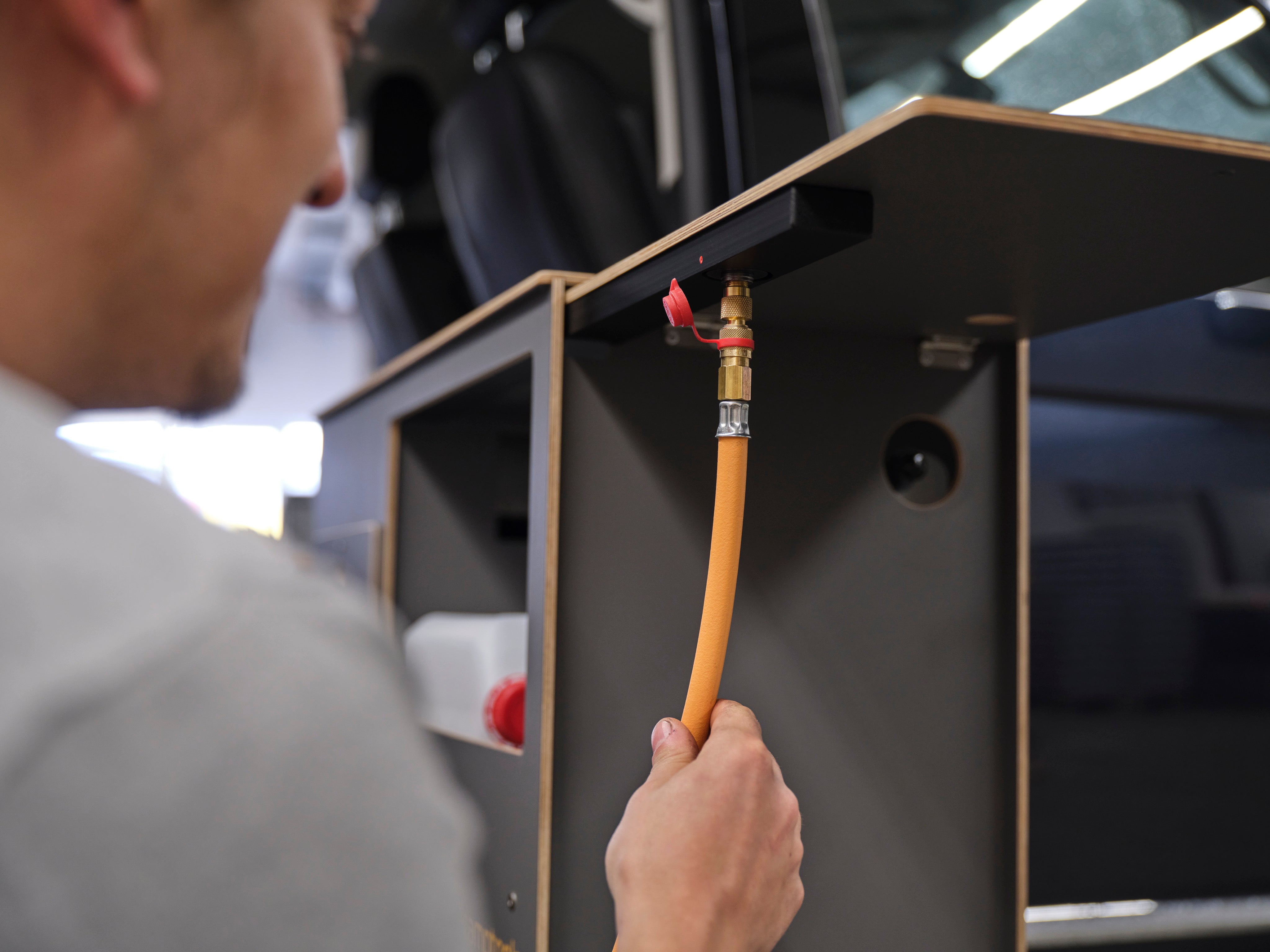 Gasadapter für 5/11kg Gasflasche statt Schraubgaskartusche