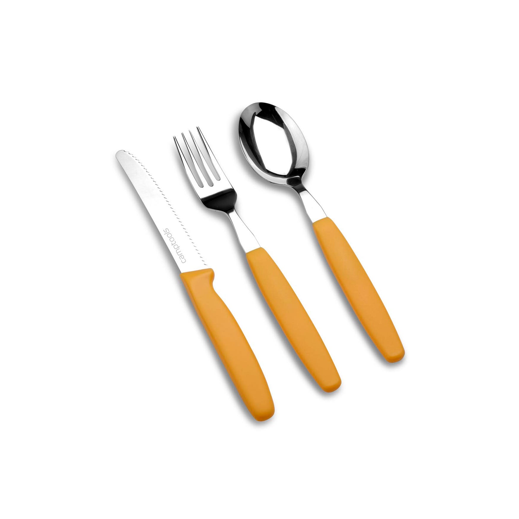 Besteck Set 3-teilig - Messer, Gabel, Löffel - Perfekt für Camping