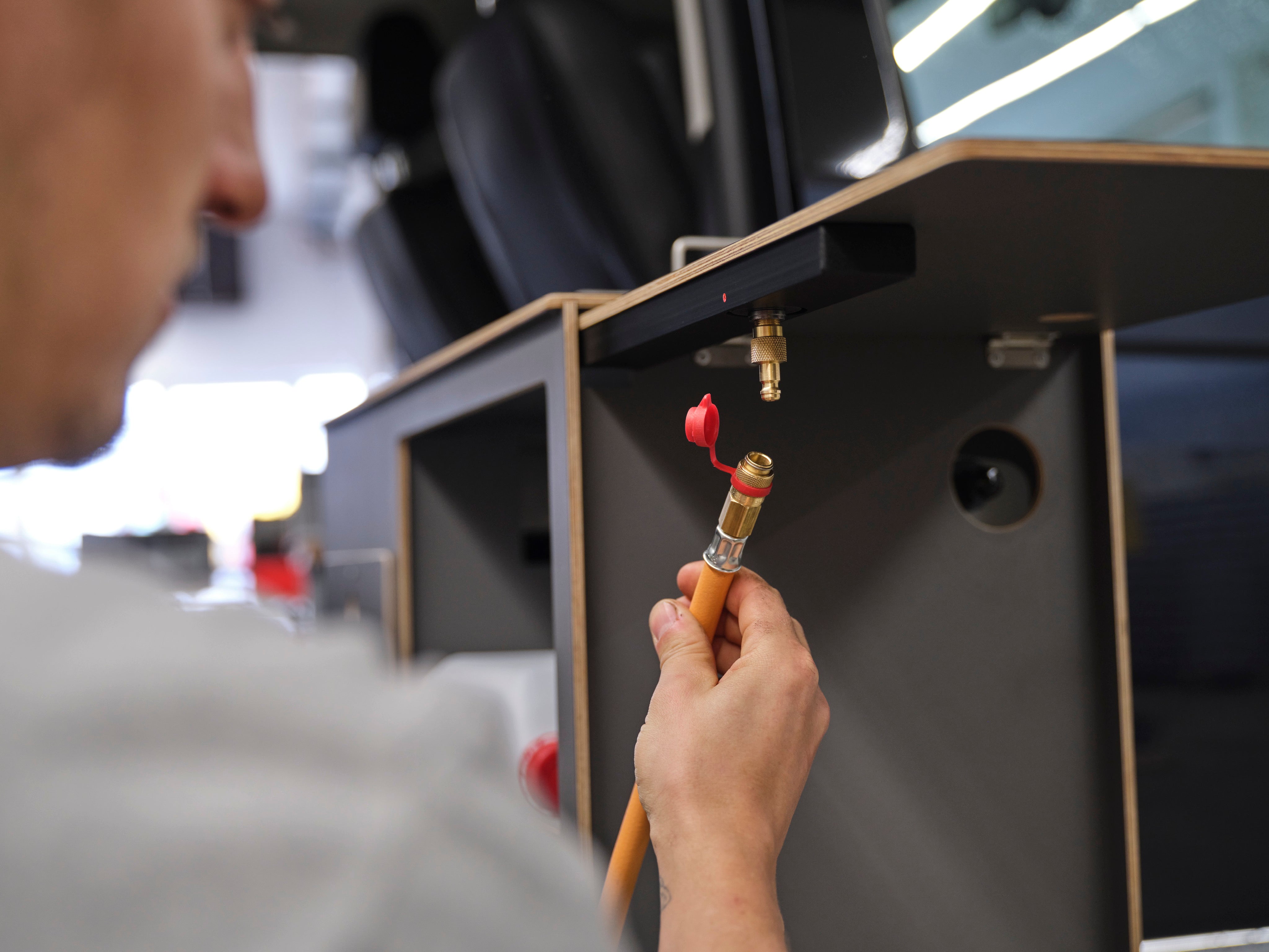 Gasadapter für 5/11kg Gasflasche statt Schraubgaskartusche