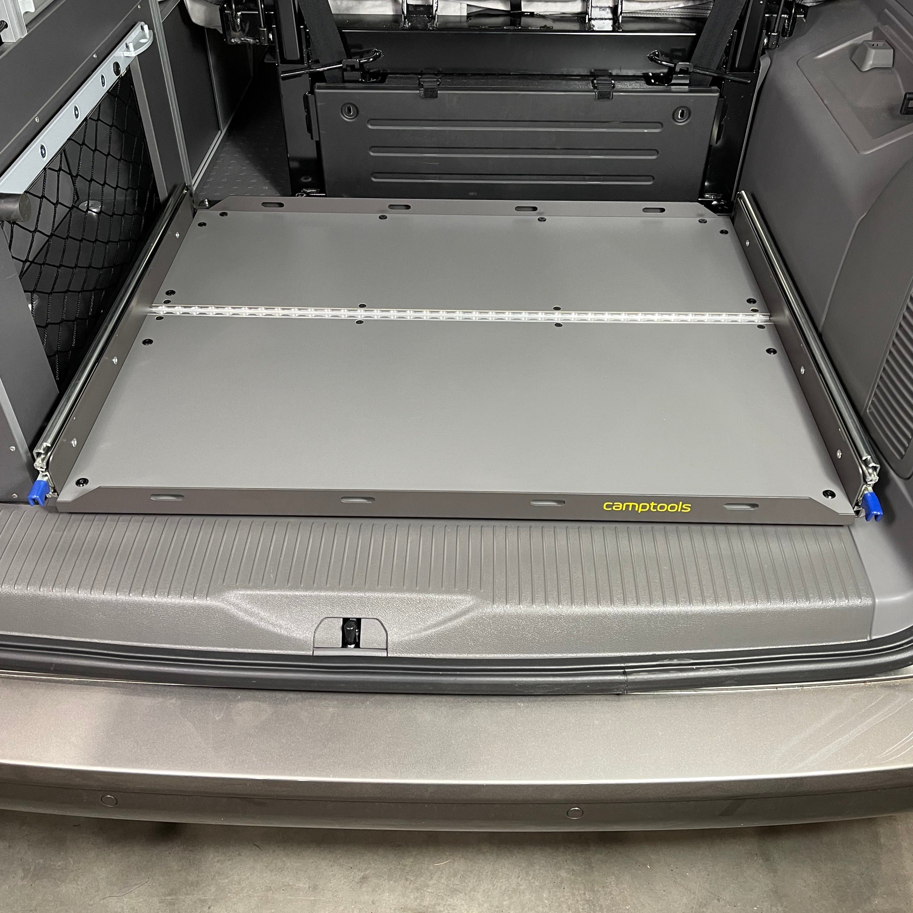 Heckauszug für VW T5, T6 & T6.1 California Ocean, Coast und Beach mit Staukiste