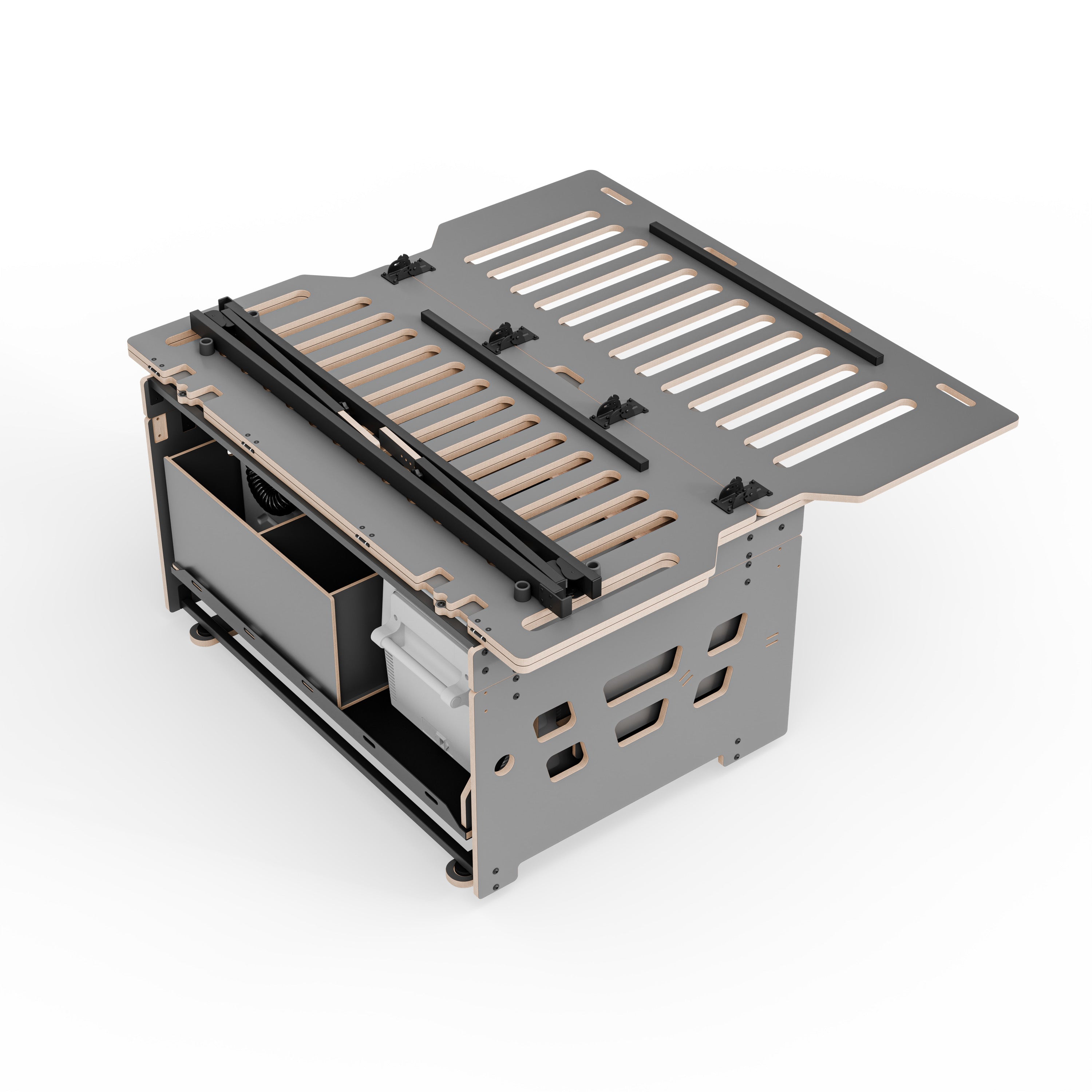 COSLEE Komplettset inkl. Küchenmodul, Wassersystem und Kühlbox