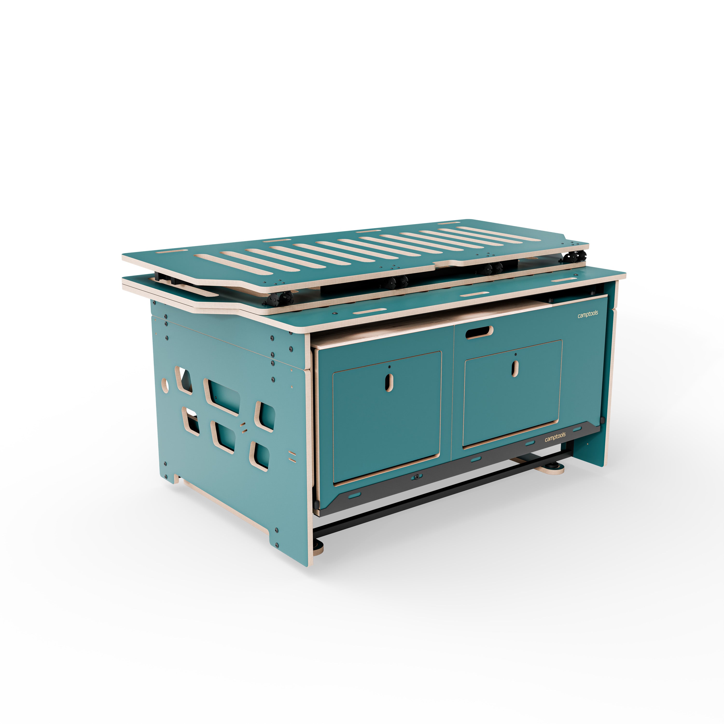 COSLEE Komplettset inkl. Küchenmodul, Wassersystem und Kühlbox