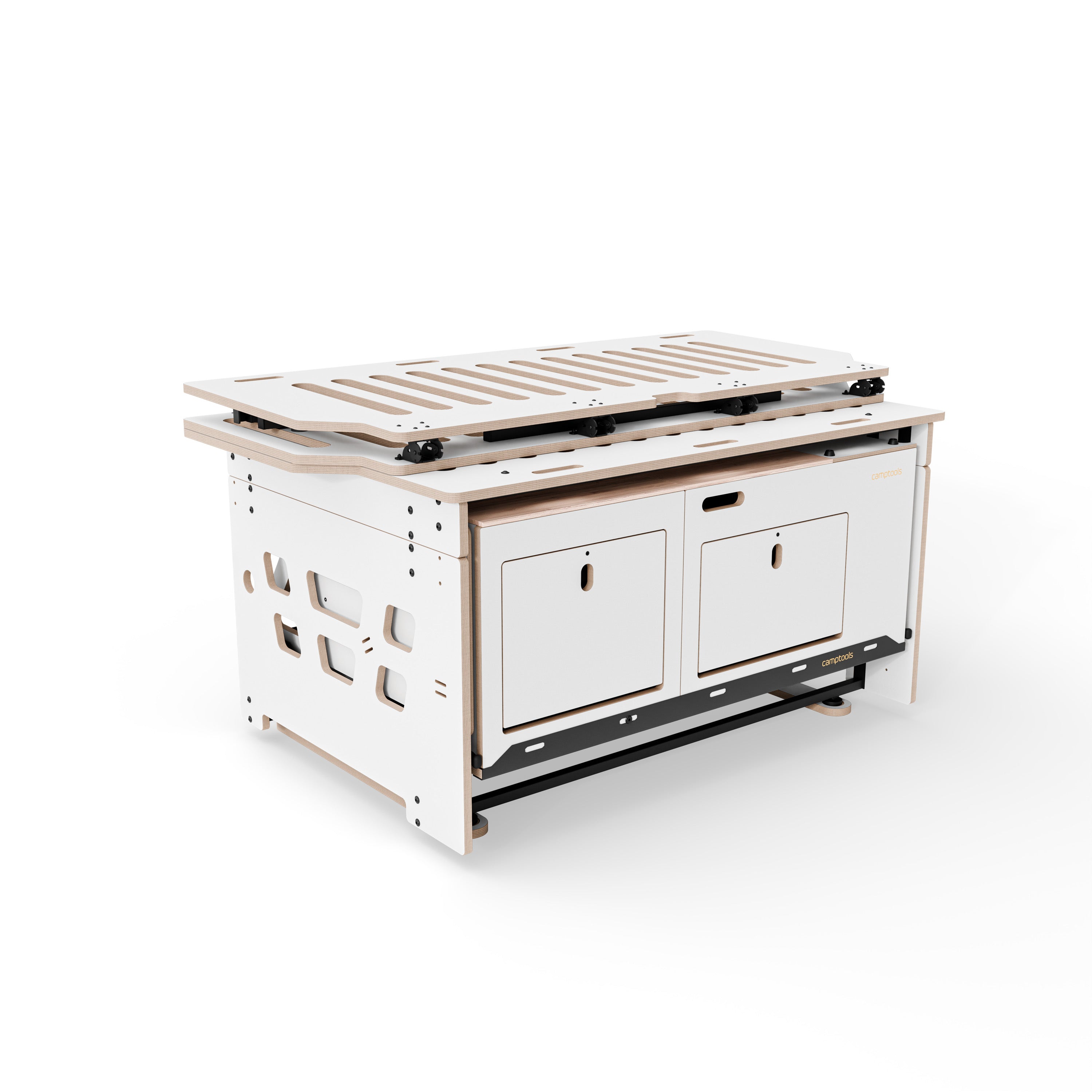 COSLEE Komplettset inkl. Küchenmodul, Wassersystem und Kühlbox